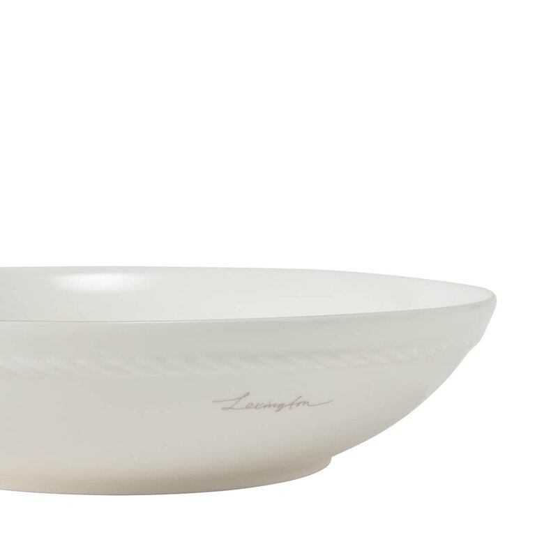 Icons skål medium 22x5 cm hvit/beige