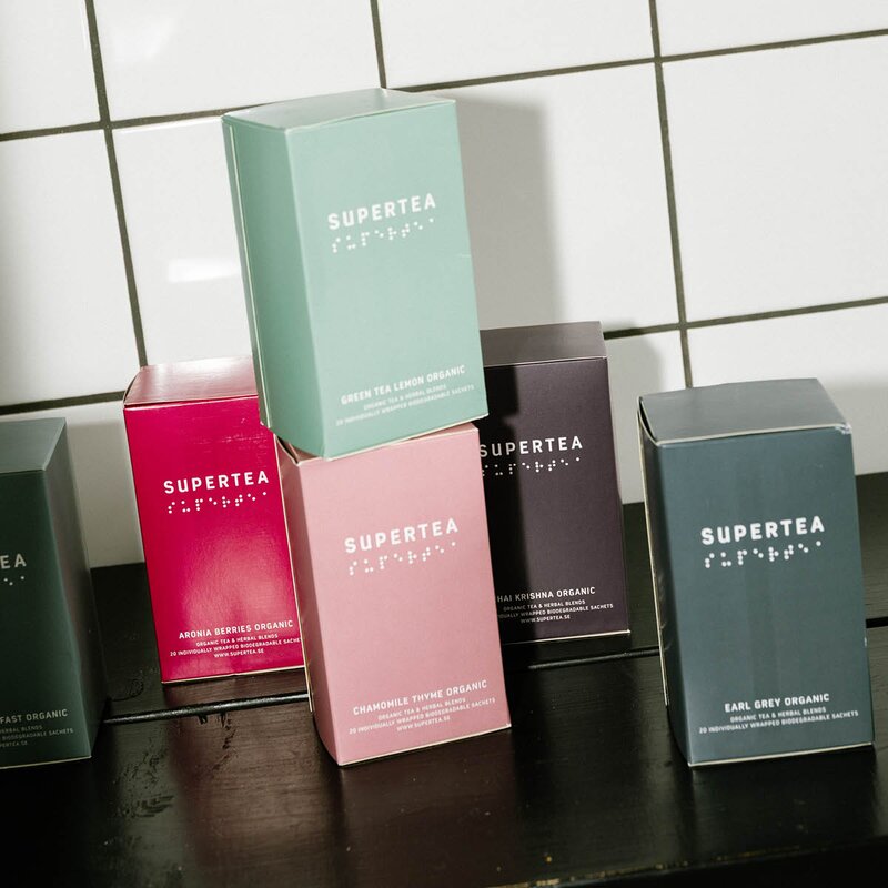 Supertea økologisk urtete 30g 20 stk kamille timian
