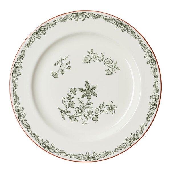 Ostindia tallerken 27 cm grønn