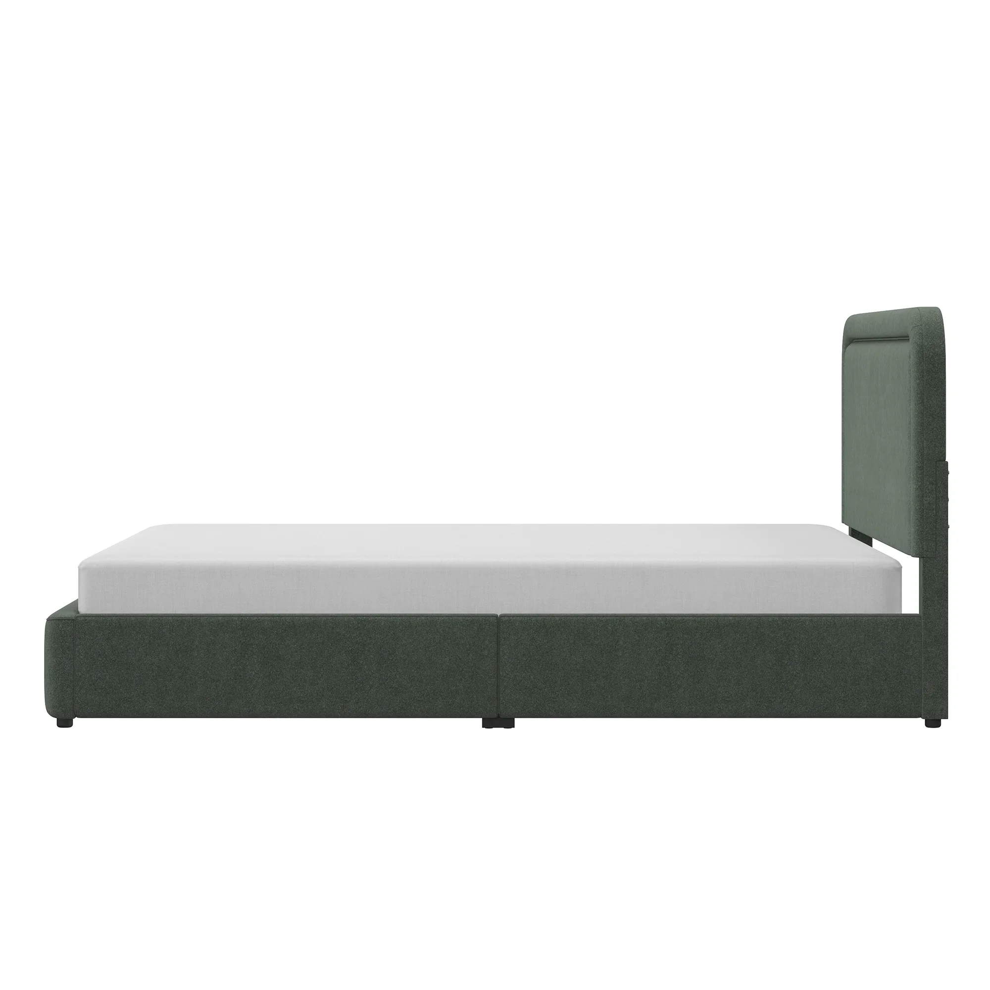 Better Homes & Gardens Juliet King Boucle Platform Bed, Ivory