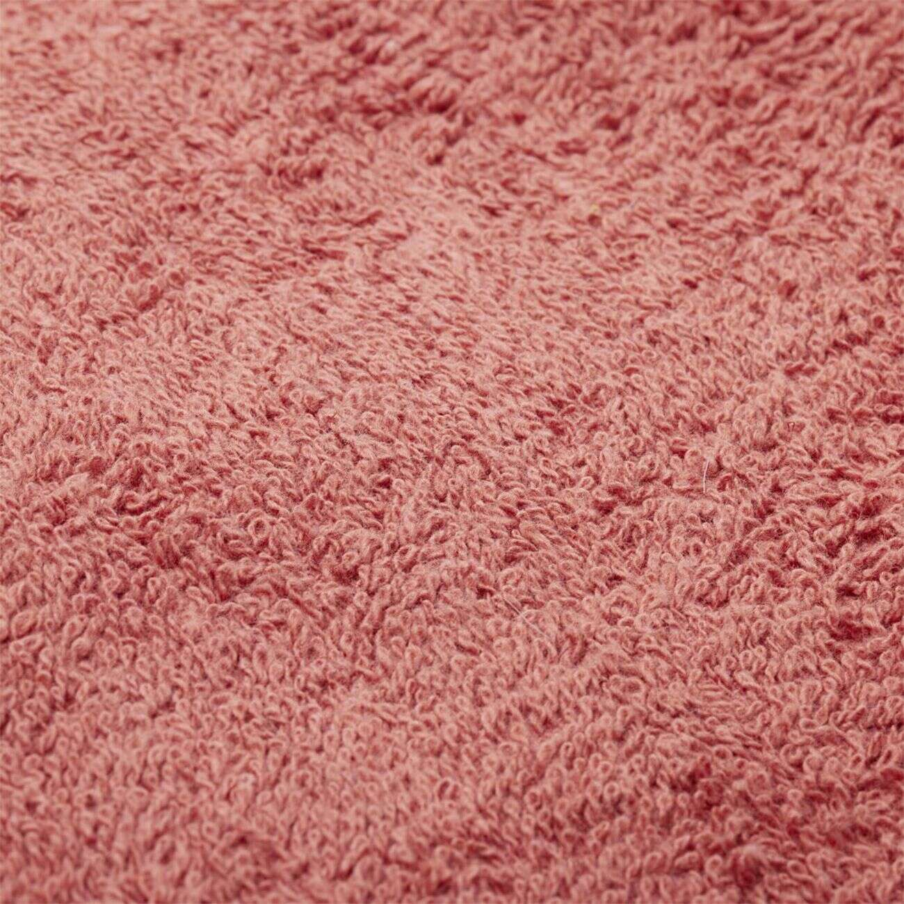 Serviette de toilette 50x90cm coton orange terracotta