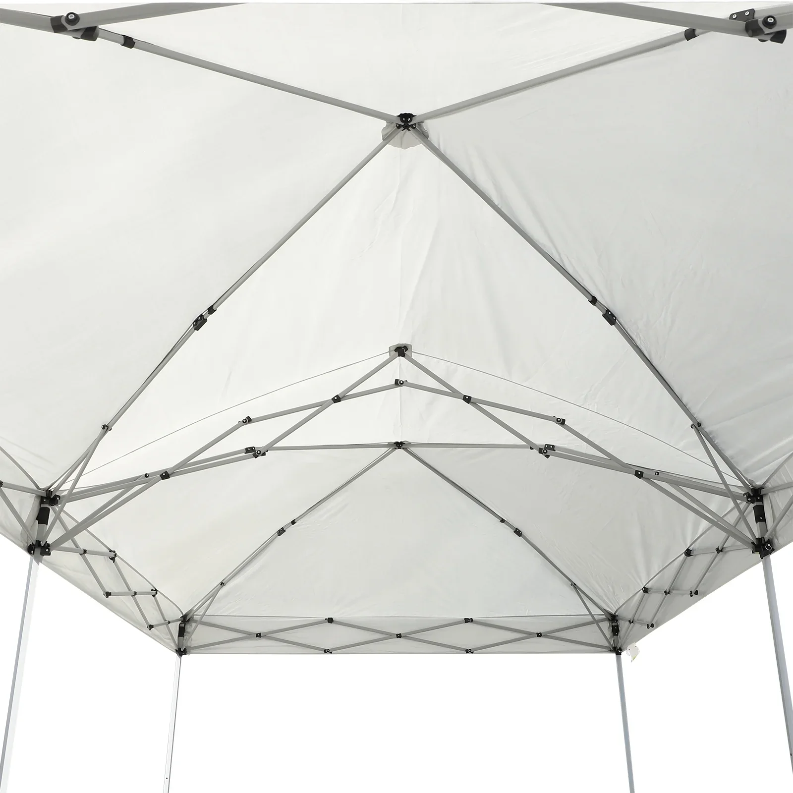 Outsunny 10' x 19' Pop Up Canopy with Easy Up Steel Frame, 3-Level Adjustable Height and Carrying Bag, Sun Shade Event Party Tent for Patio, Backyard, Garden, Blue