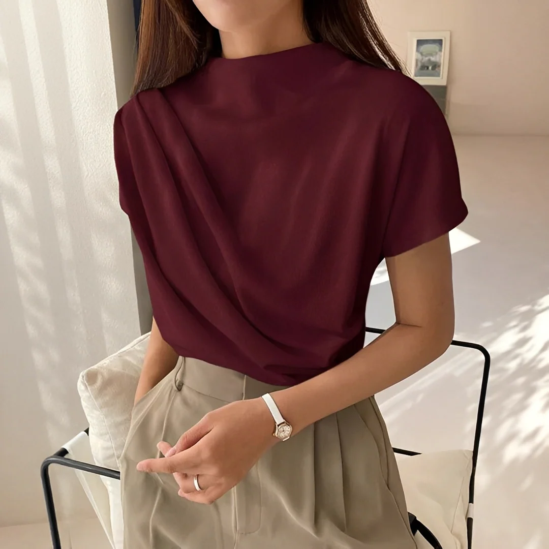 Janica - Blouse à Manches Courtes Relax
