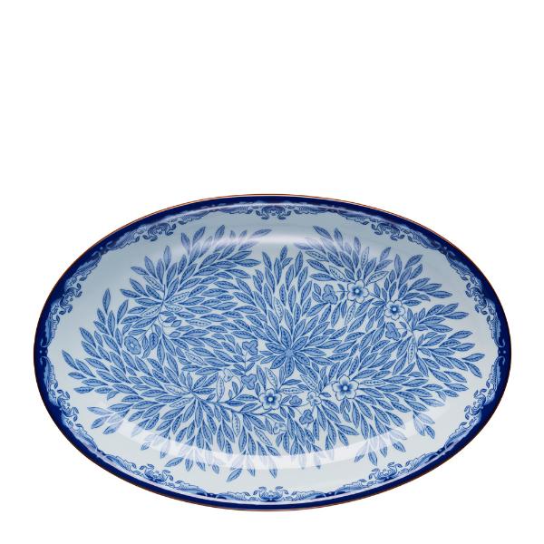 Ostindia Floris ovalt serveringsfat 33x22 cm