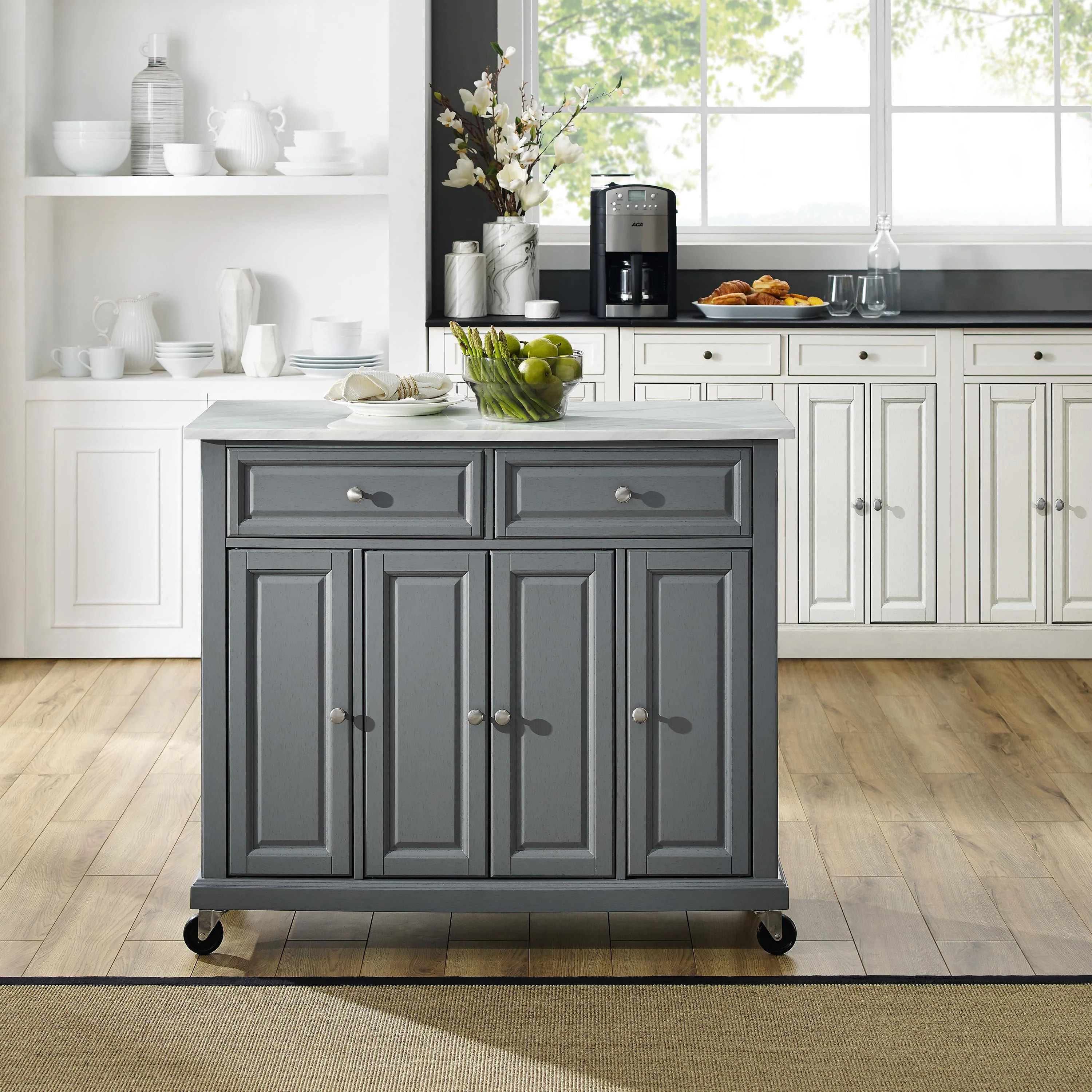 Crosley Furniture Avery Kitchen Cart Image 6