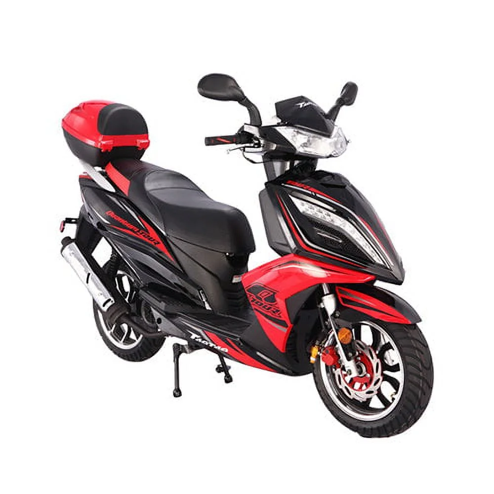 New Quantum 150 TITAN 150 Gas Scooter Fully Automatic Upgraded 150cc CVT transmission for Adults and youth Sporty Blue(Blue) - Image 4