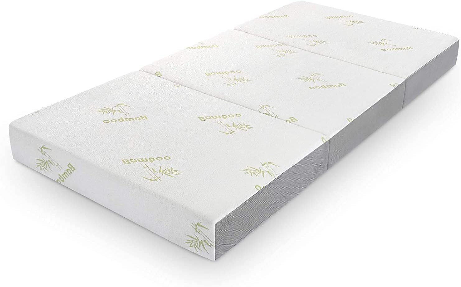 Inofia 6 Inch Folding Mattress, Trifold Memory Foam RV Mattress with Ultra Soft Removable Cover, Foldable & Portable for Camper/Truck/Trailer/Guest Bed, Short Queen Size (74