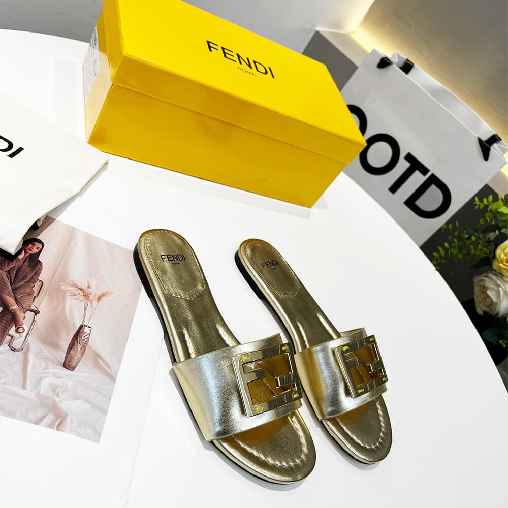 Fendi Baguette Slides