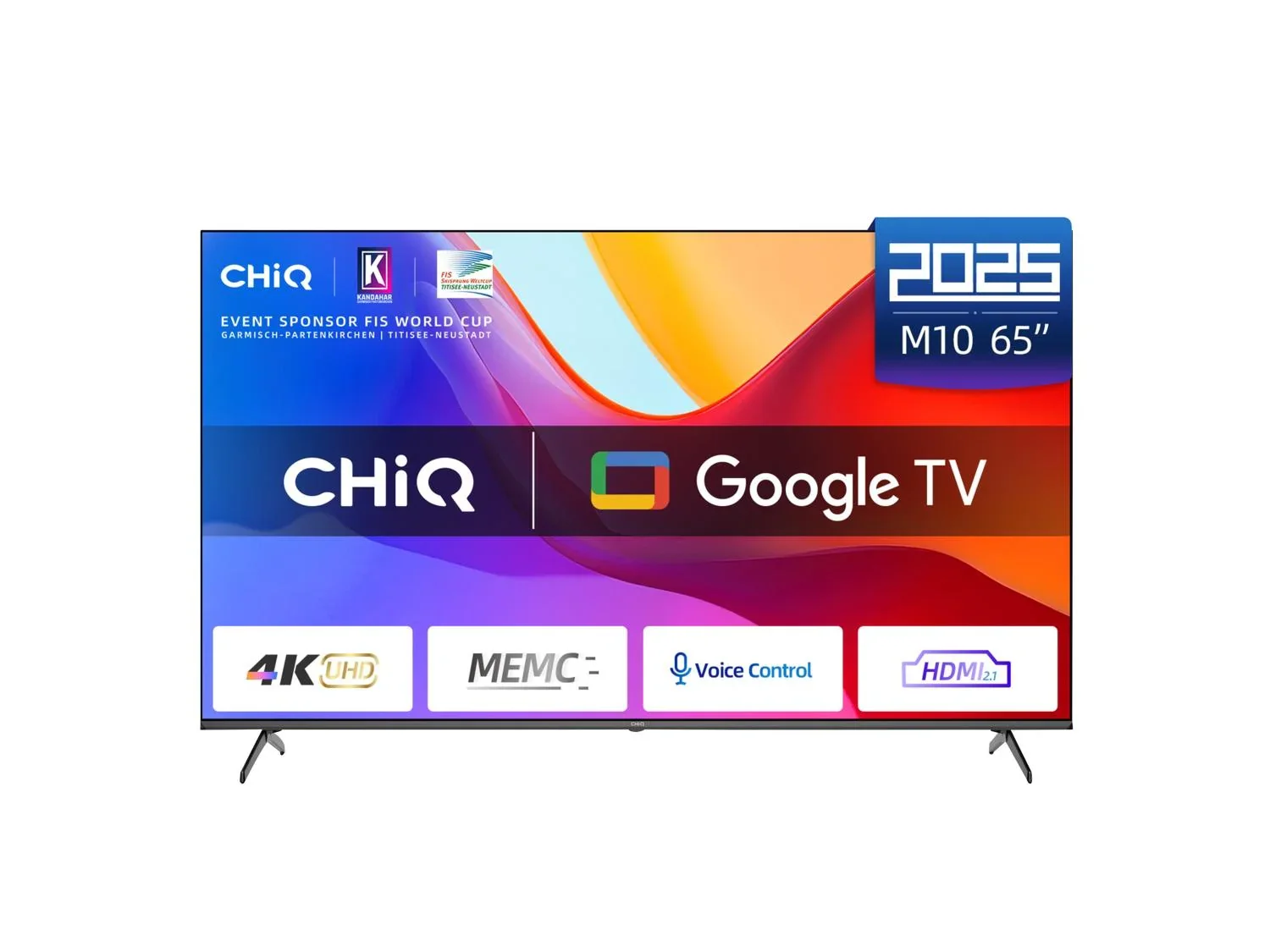 Chiq Smart TV UHD U65M10V, 65 pouces (165 cm)