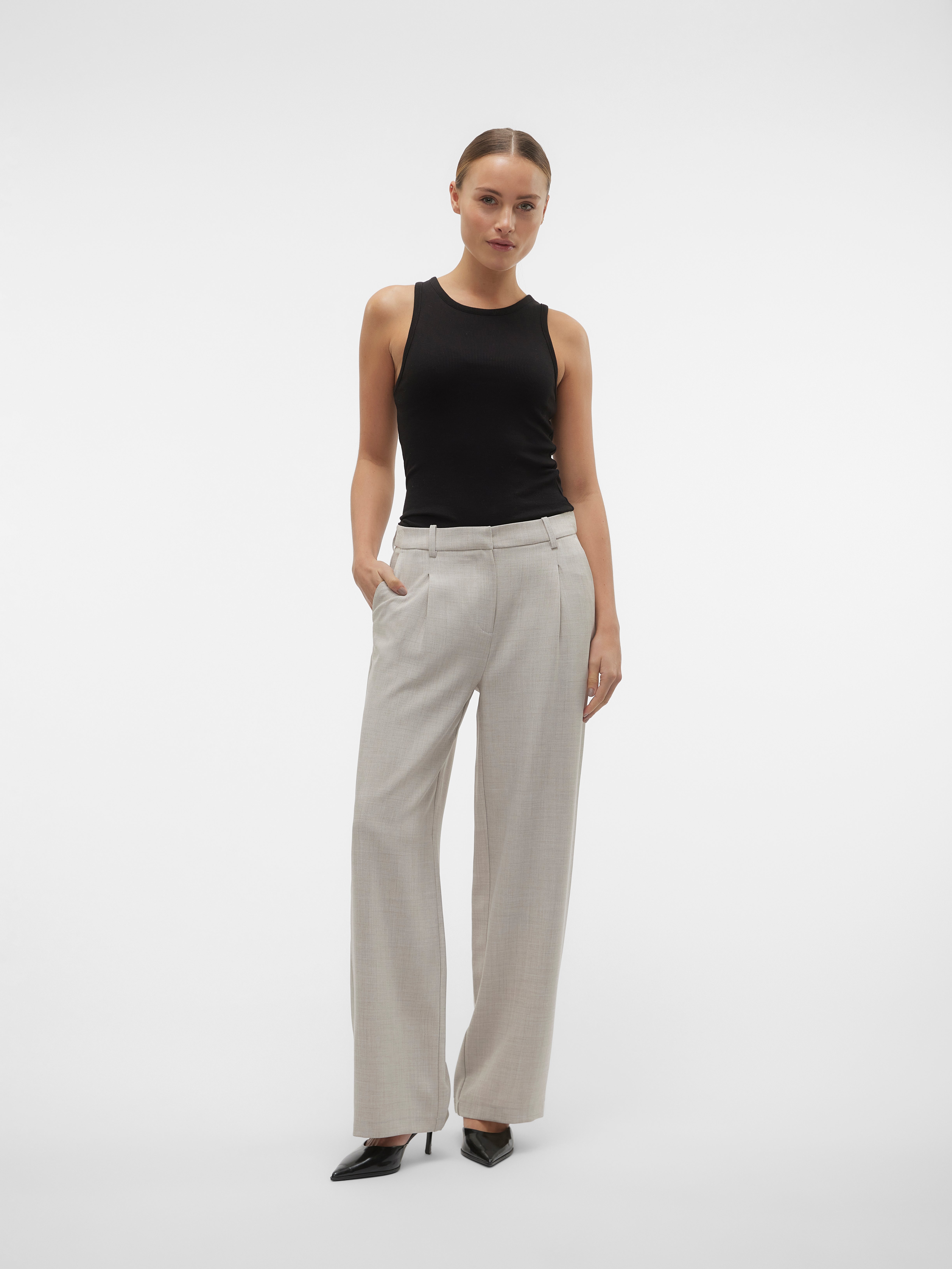 VERO MODA® VMCASSIDY Mid waist Trousers