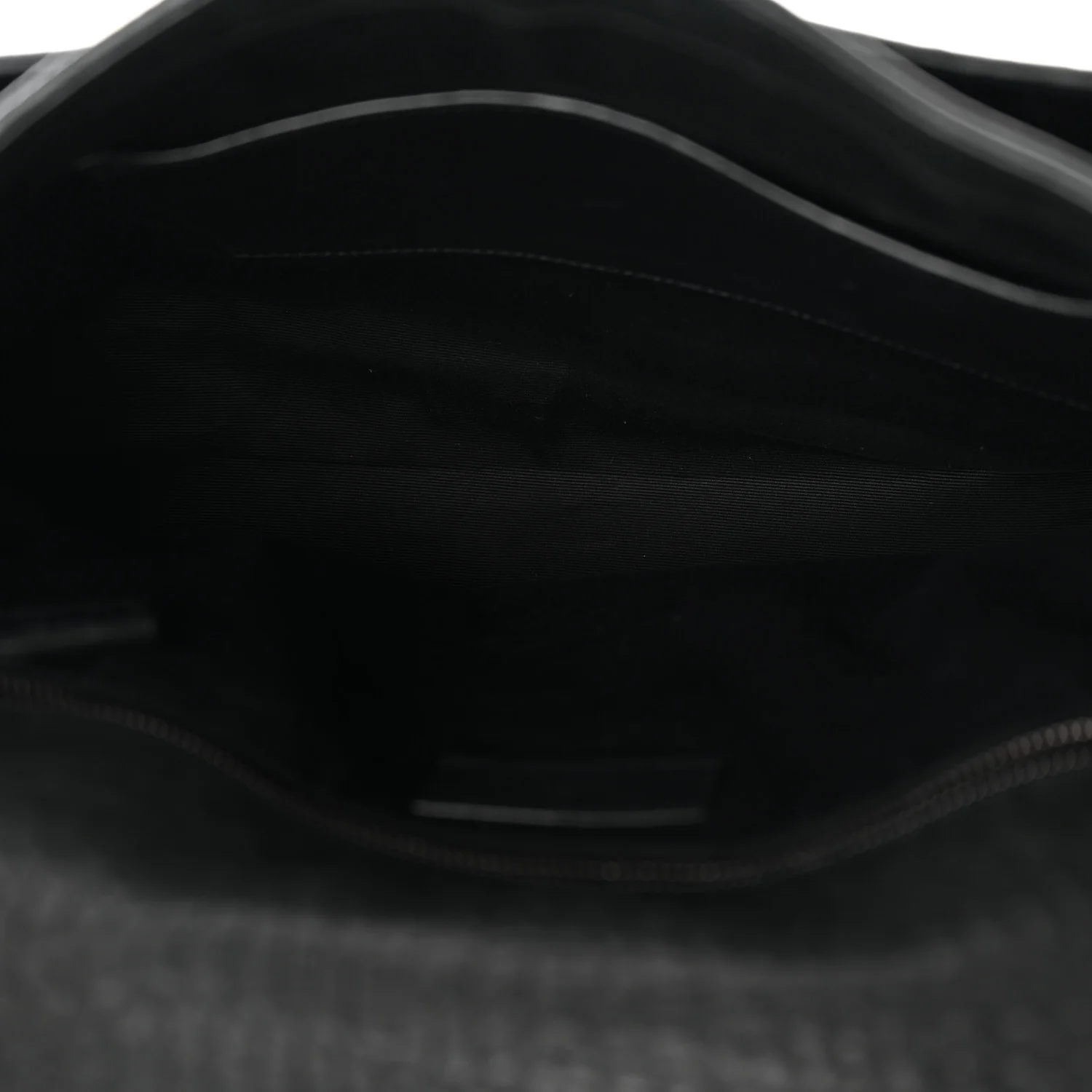 Grained Lambskin Monogram Large Niki Chain Satchel Black