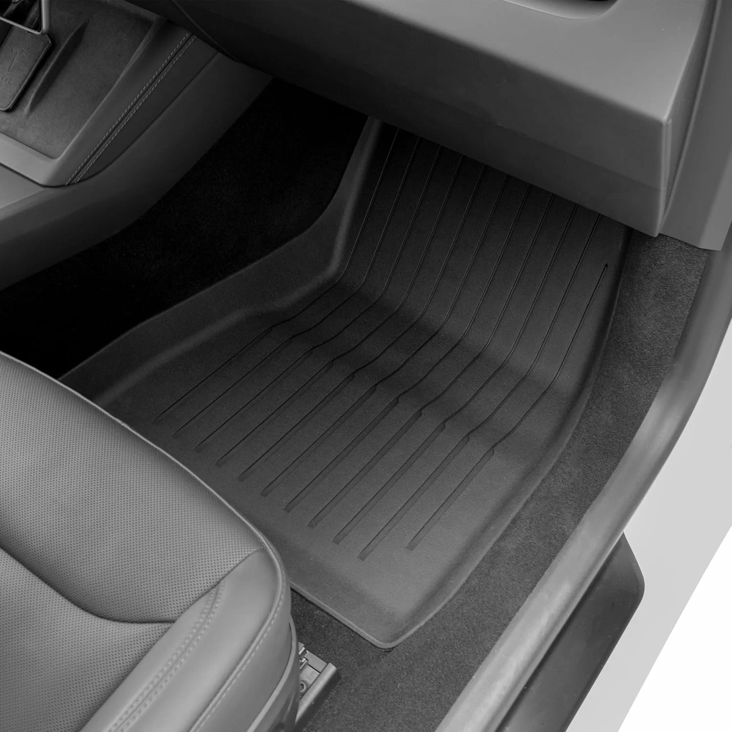 Tesla Model 3 Floor Mats 2024 2025 All-Weather Floor Mats Set (6 Pieces) | Custom Fit, Pet Child-Friendly | Model 3 Highland Cargo Liner Rear Cargo Tray Trunk Interior Accessories - Image 3