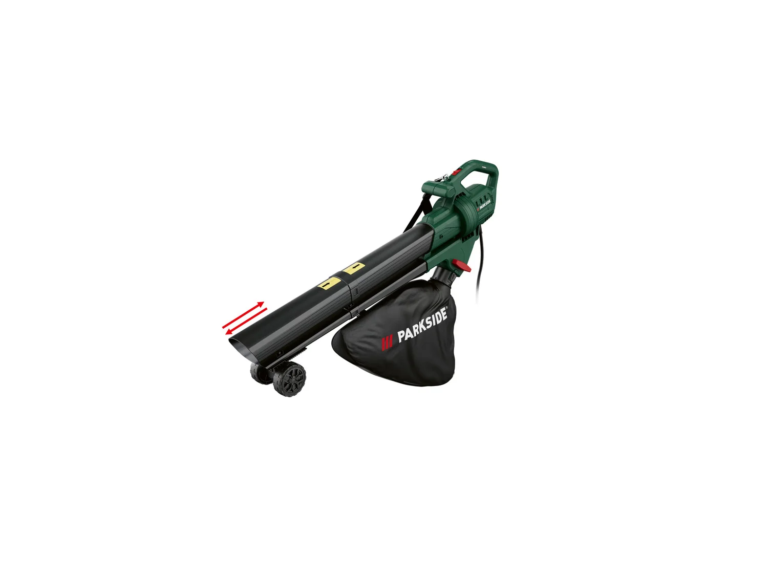 PARKSIDE Aspirateur et souffleur de feuilles lectrique 3 en 1 PLS 2600 C2, 2600 W