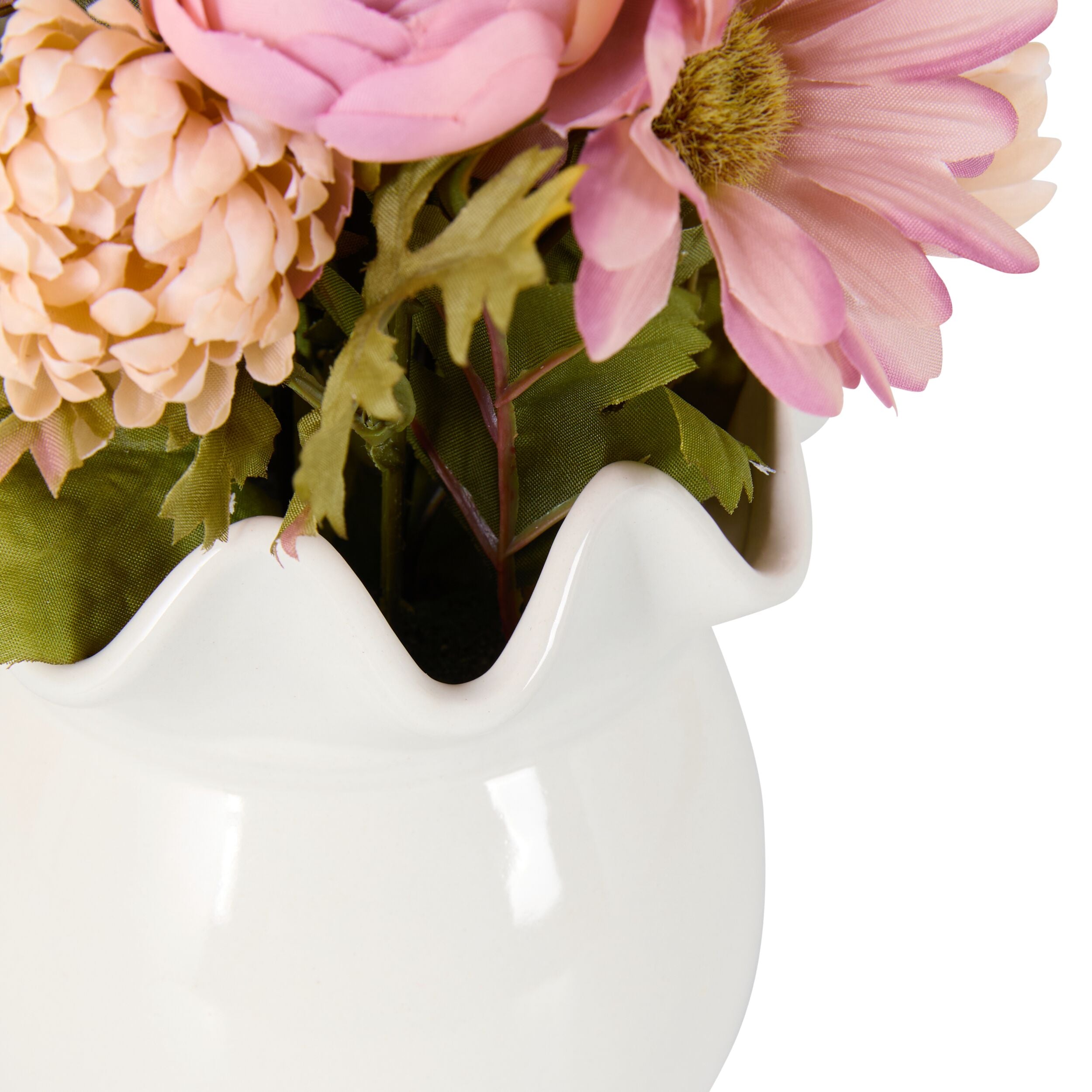 Folia Sweet Posey in Ceramic Vase