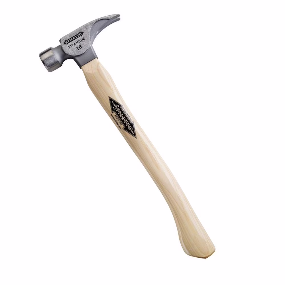 16 Oz. Smooth-Face Framing Hammer with Hickory Handle TI16SC