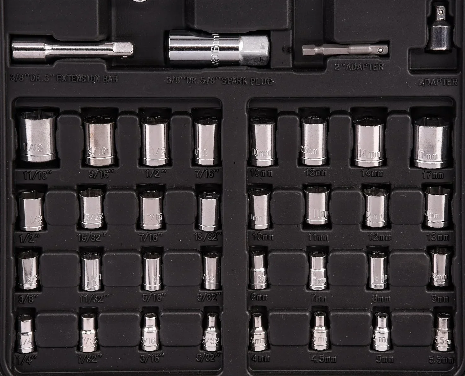 JEGS,12.50 x 24.00 x 3.80 LED Tool Set, 200 Piece