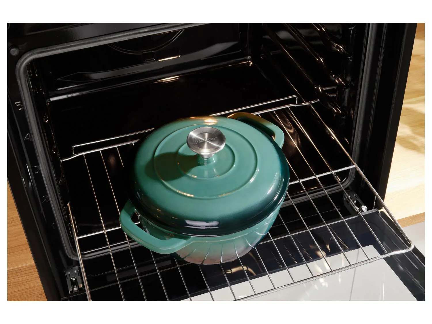 SILVERCREST Faitout en fonte Premium, 22 cm