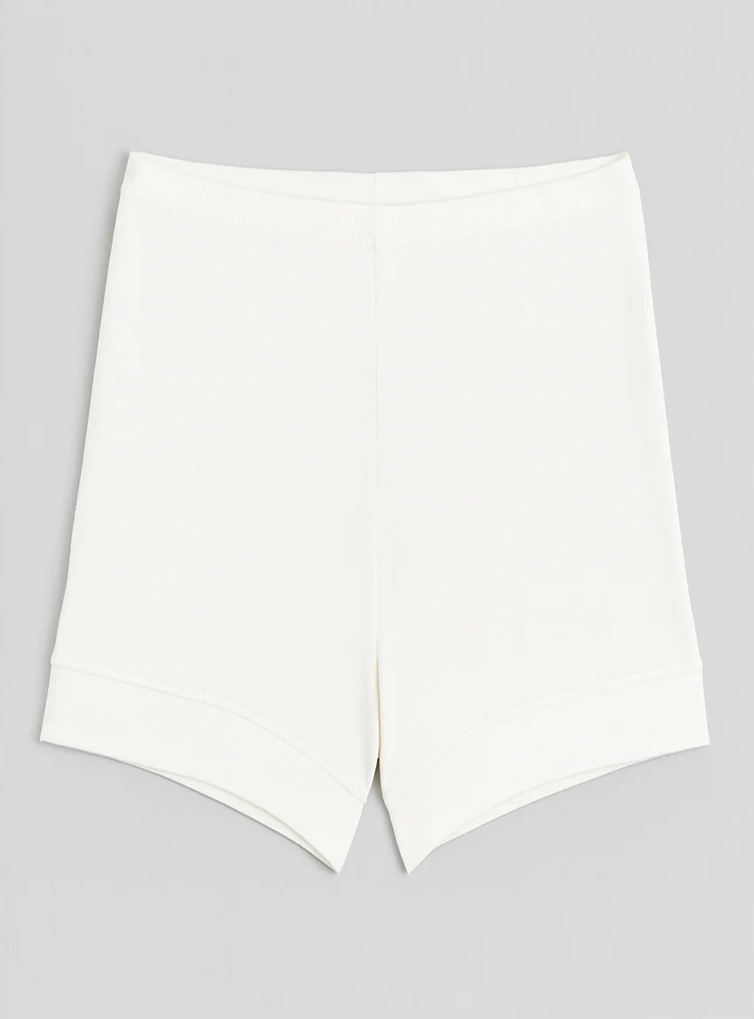 Culotte à jambes femme blanche