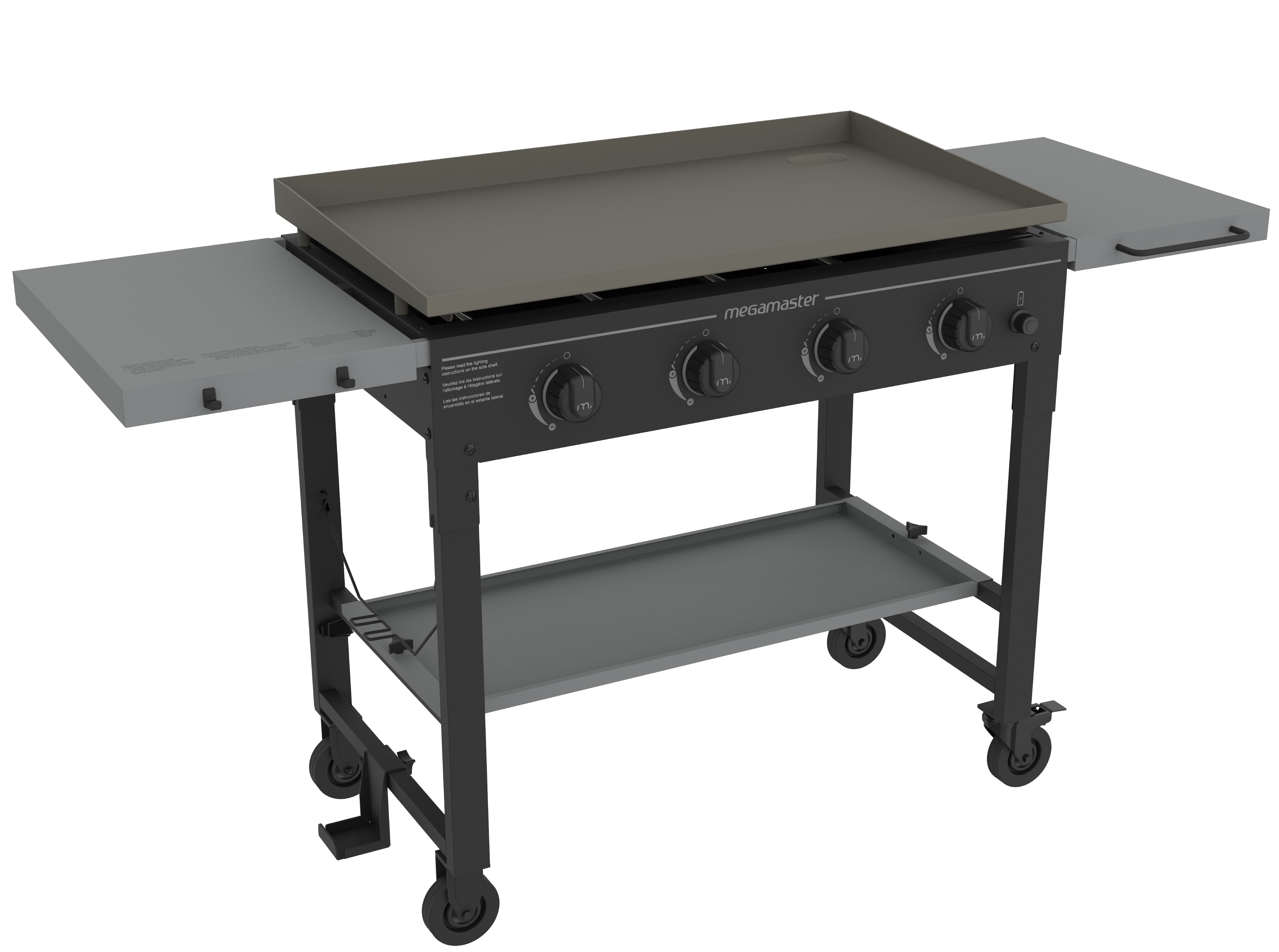 4-Burner Griddle Top Propane Gas Grill