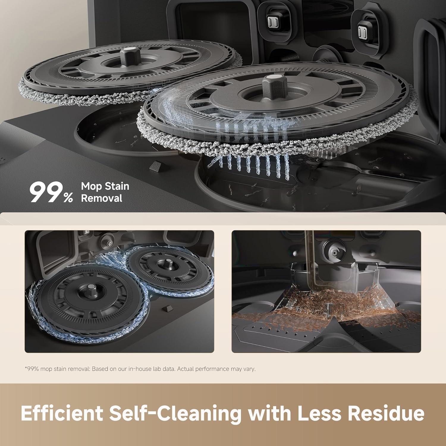 DREAME L40 Ultra Gen 2 Robot Vacuum and Mop with 25,000Pa Suction, Extendable Side Brush and Mop, All-in-One Self-Emptying & Cleaning Dock, Voice & App Control, Black