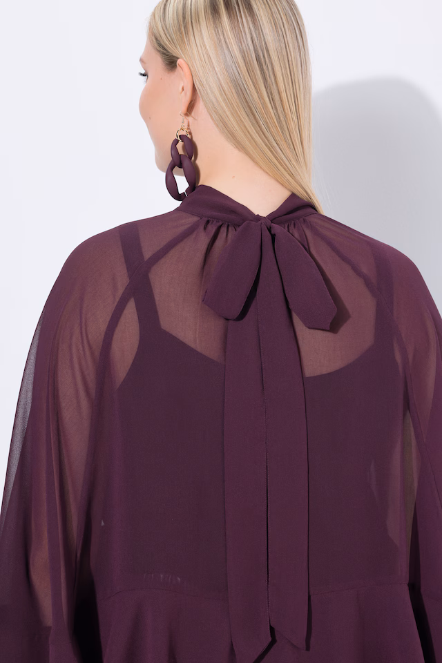 Chiffon Cape Blouse