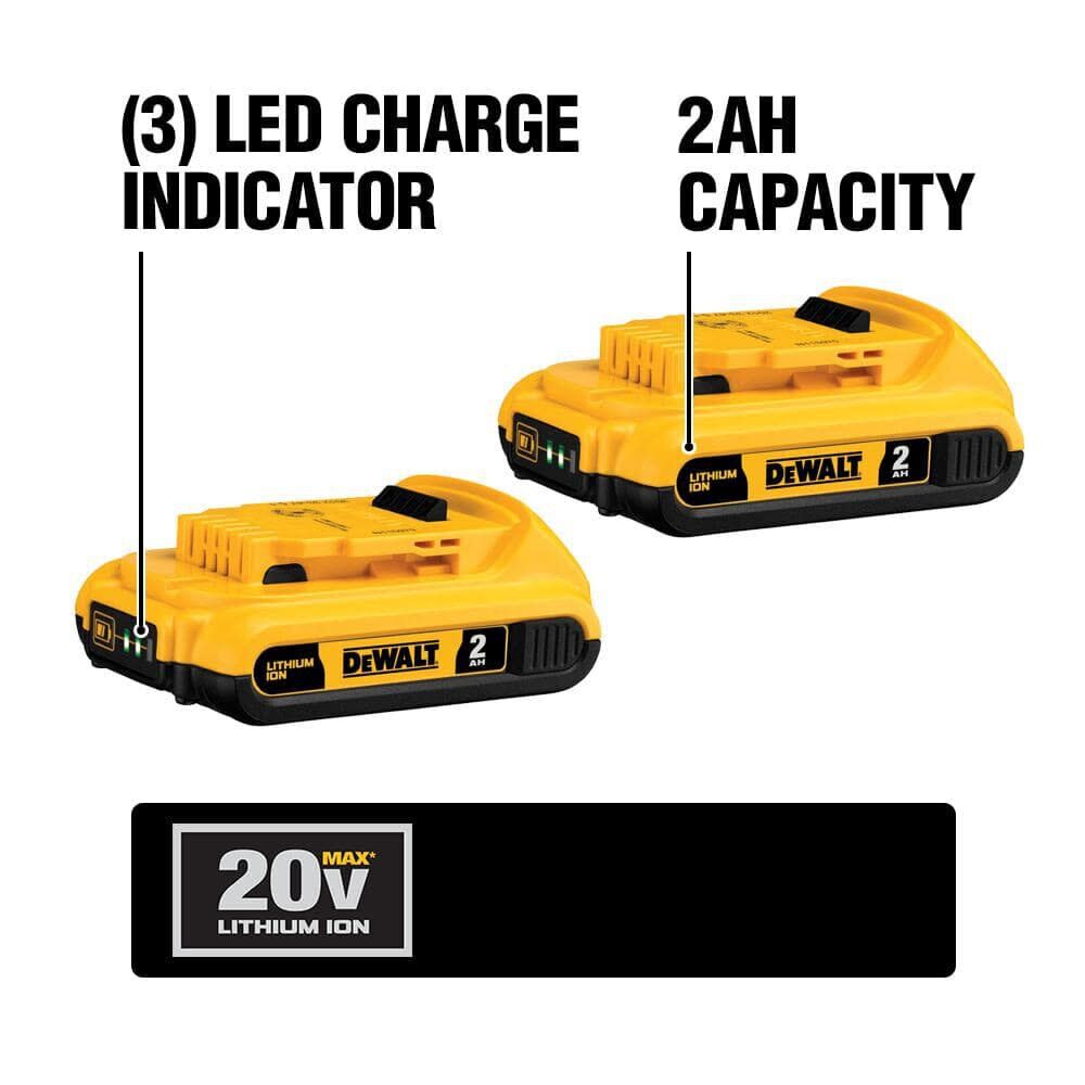 Kit combiné d'outils DEWALT 20V MAX 10 DCK1020D2 (2025)