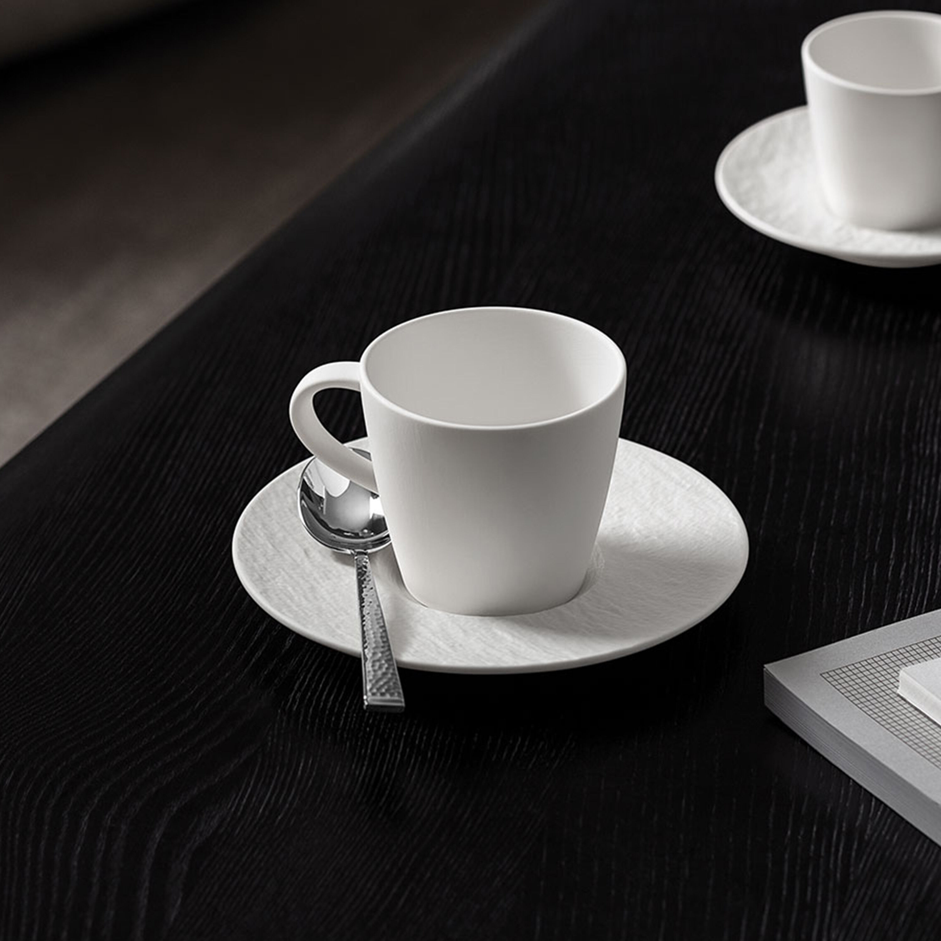 Manufacture Coffee cup - White, 5.5 oz, Premium Porcelain