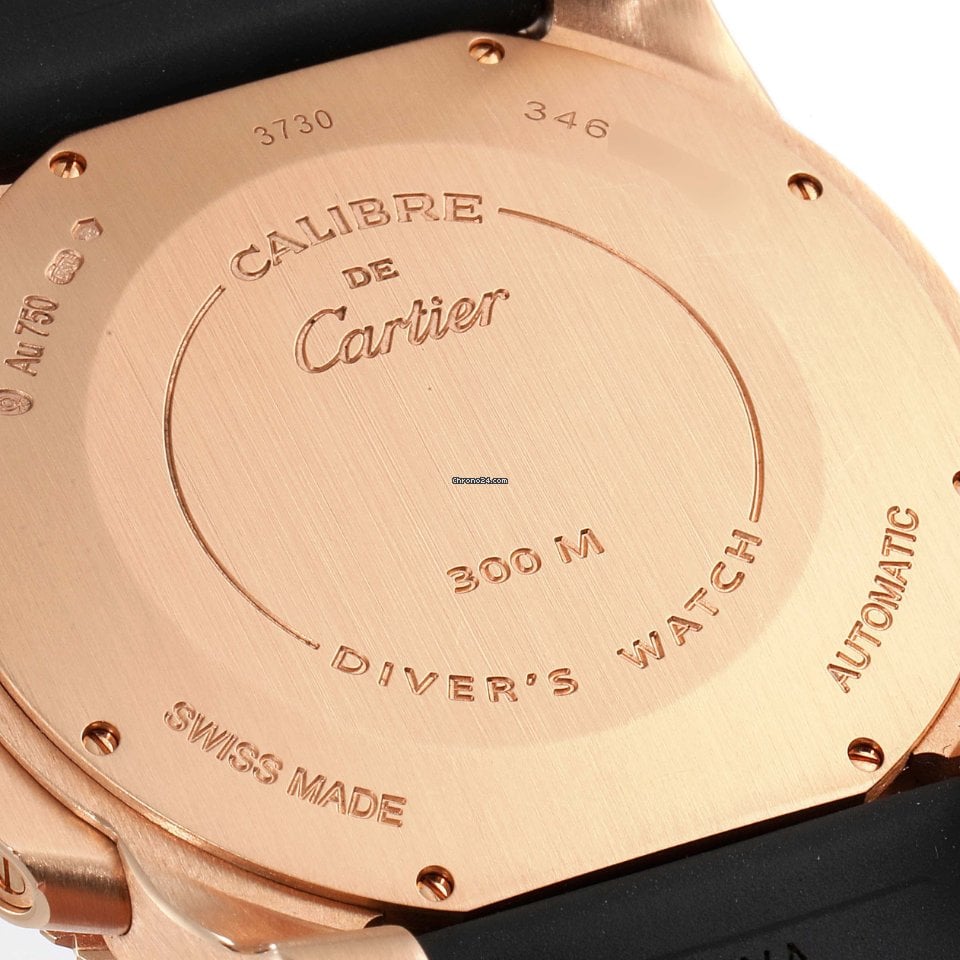 [Super Clone]Calibre Rose Gold Black 42mm