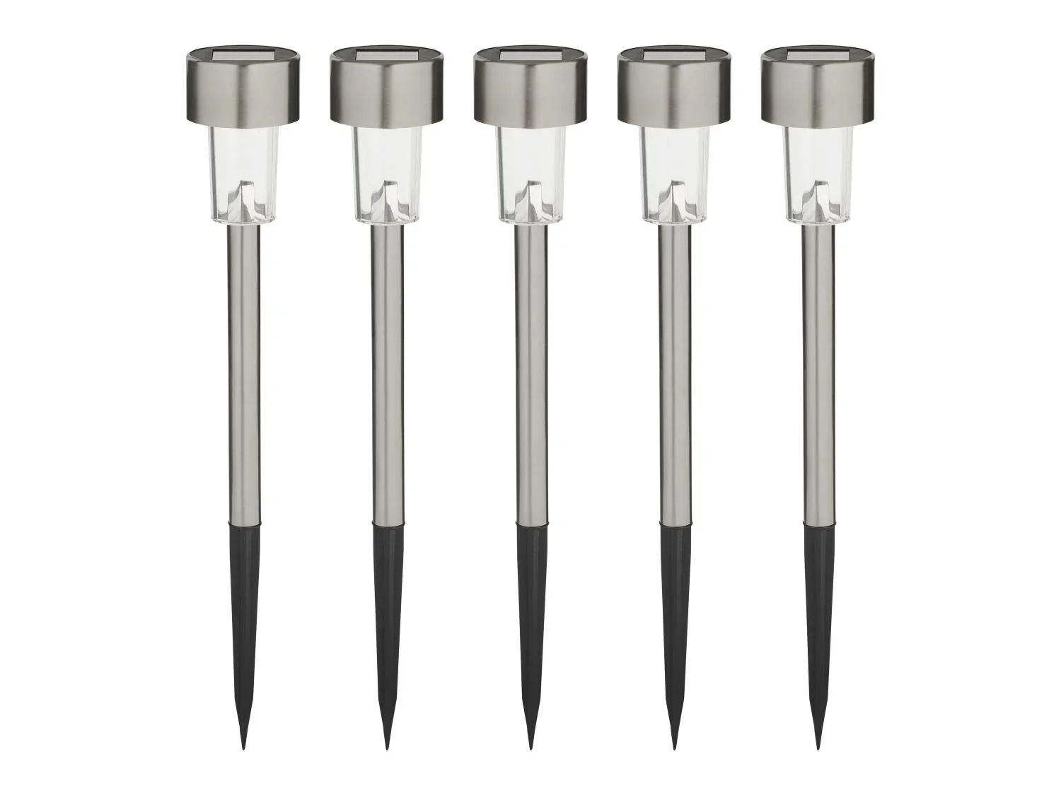 LIVARNO home Lot de 5 mini lampes solaires  LED