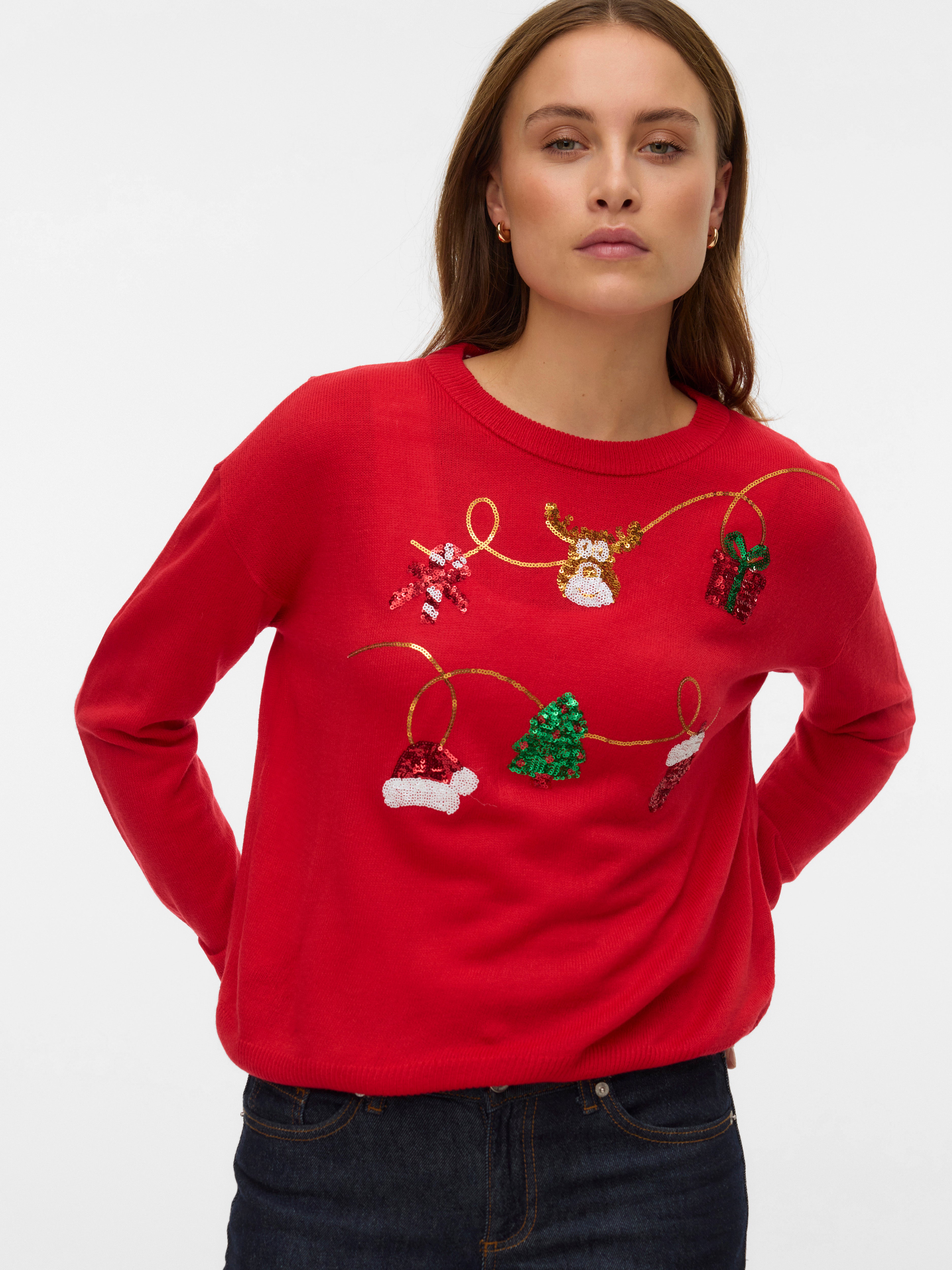 VERO MODA® VMGLITTER Knitted pullover