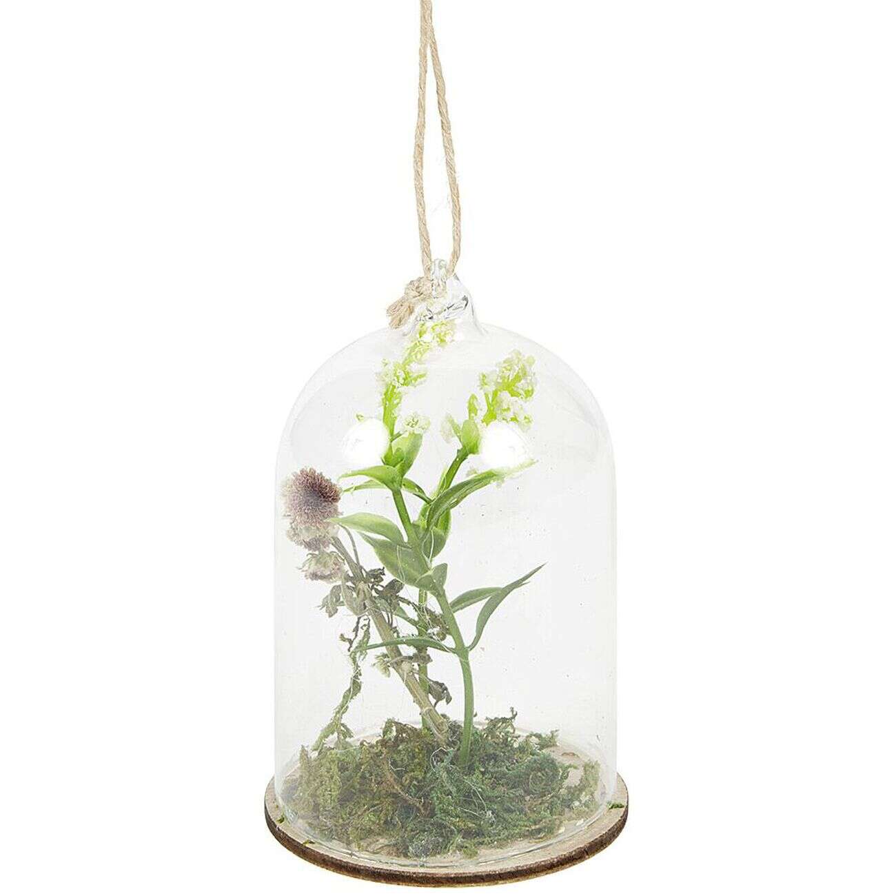 Suspension végétale décorative