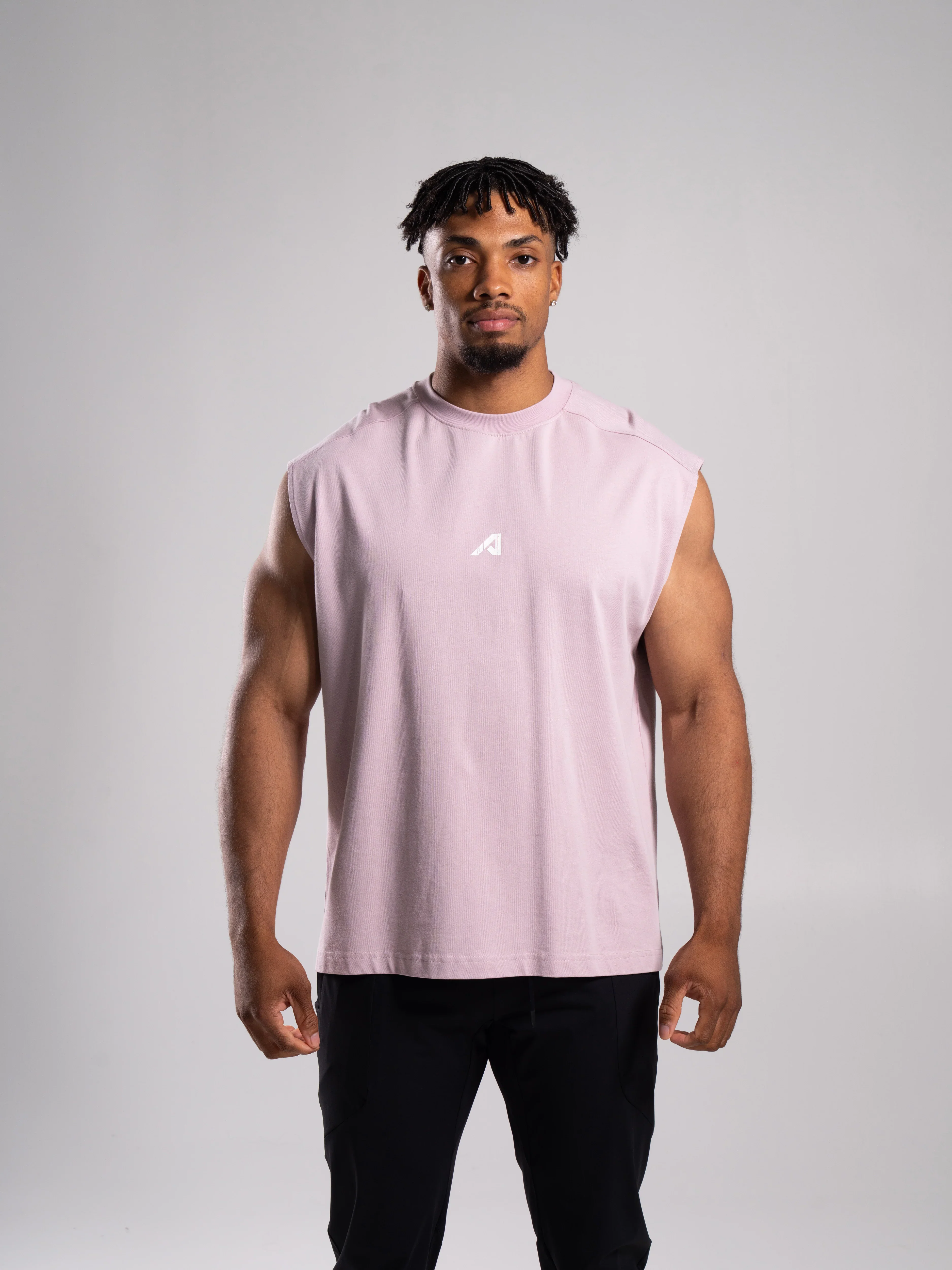 Stone Wash Alpha Tank - Rosewood