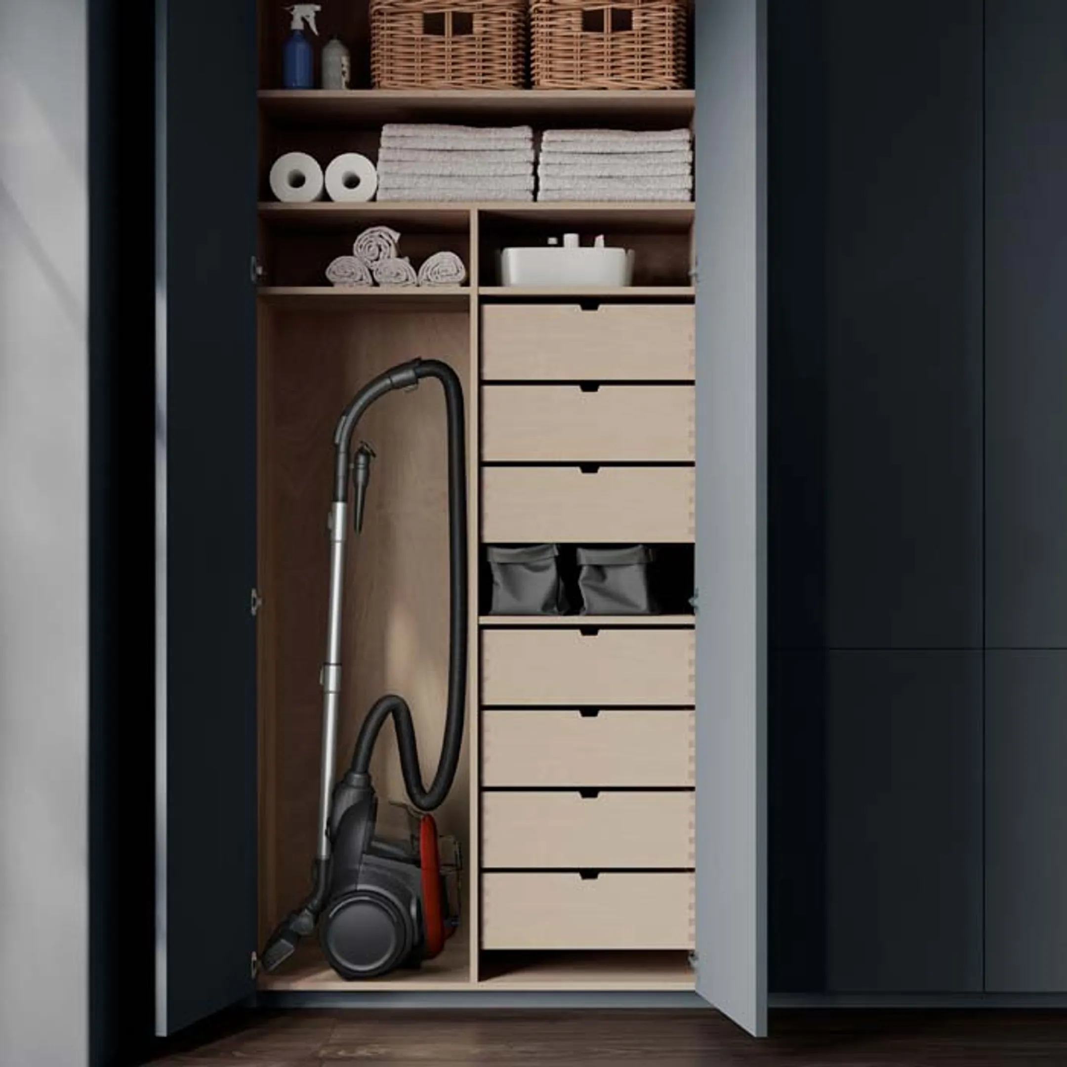 AEG Stofzuiger zonder zak AL61C2CR Rood