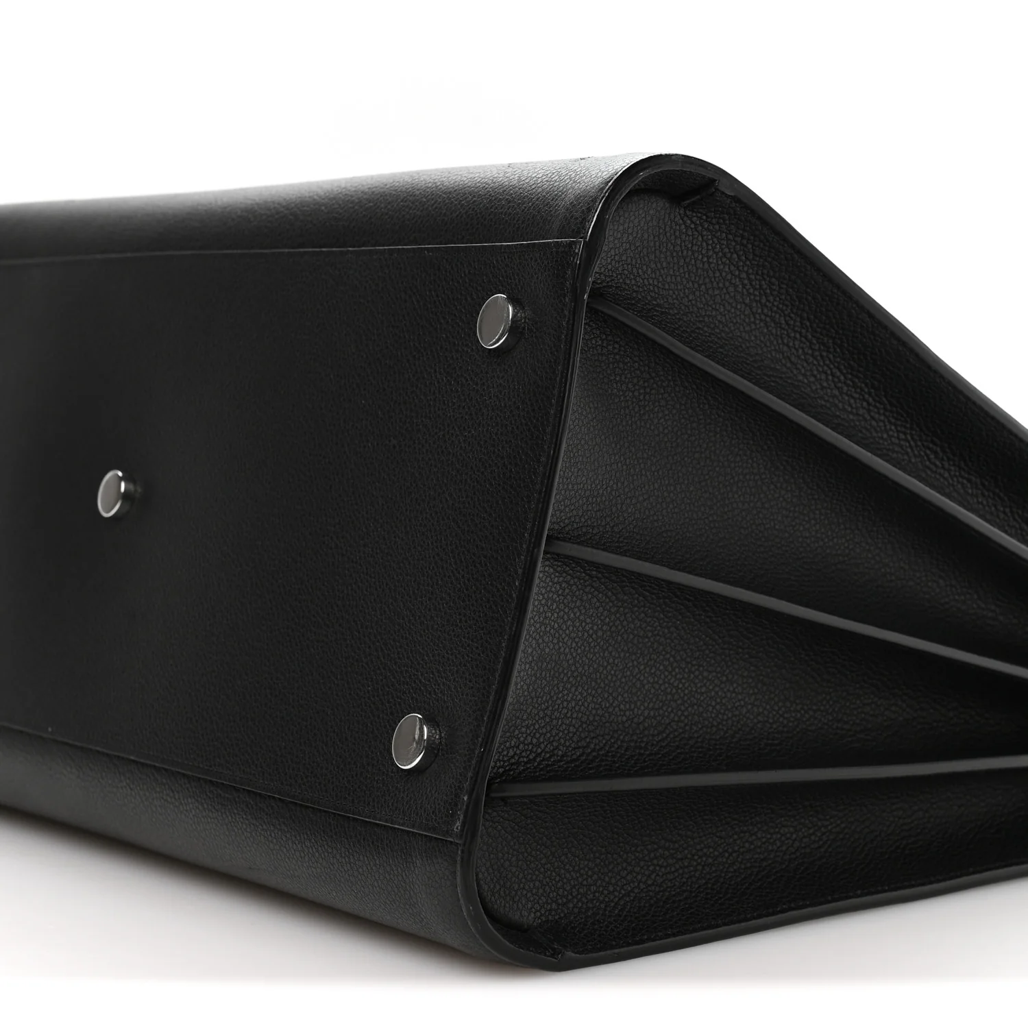Grained Calfskin Large Sac De Jour Carryall Black