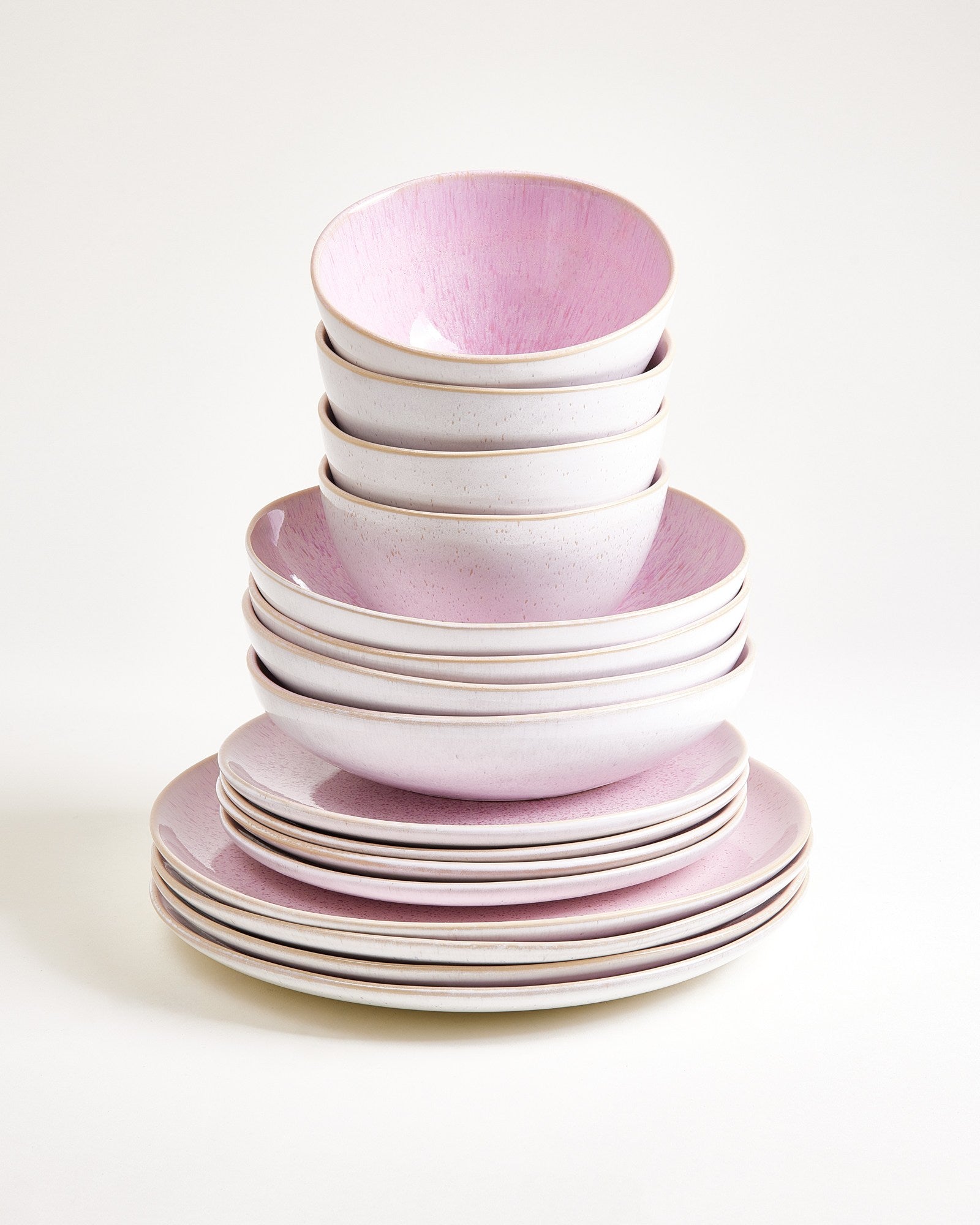 AREIA - TABLEWARE SET CLASSIC ROSÉ 16 PIECES