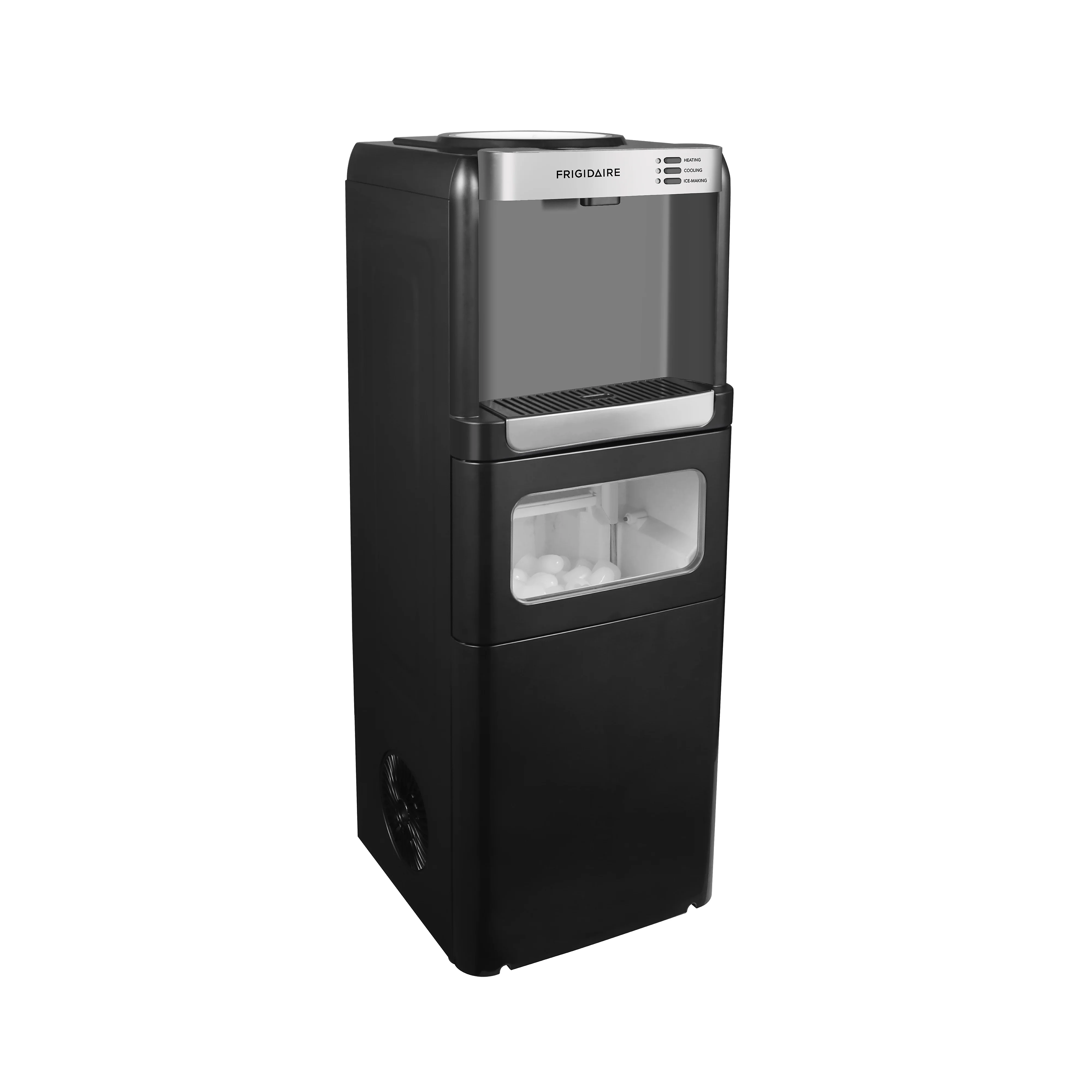 3-in-1 Water Cooler Dispenser with Built-in Ice Maker �?Hot Cold, 5 Gallon, Black - Image 7