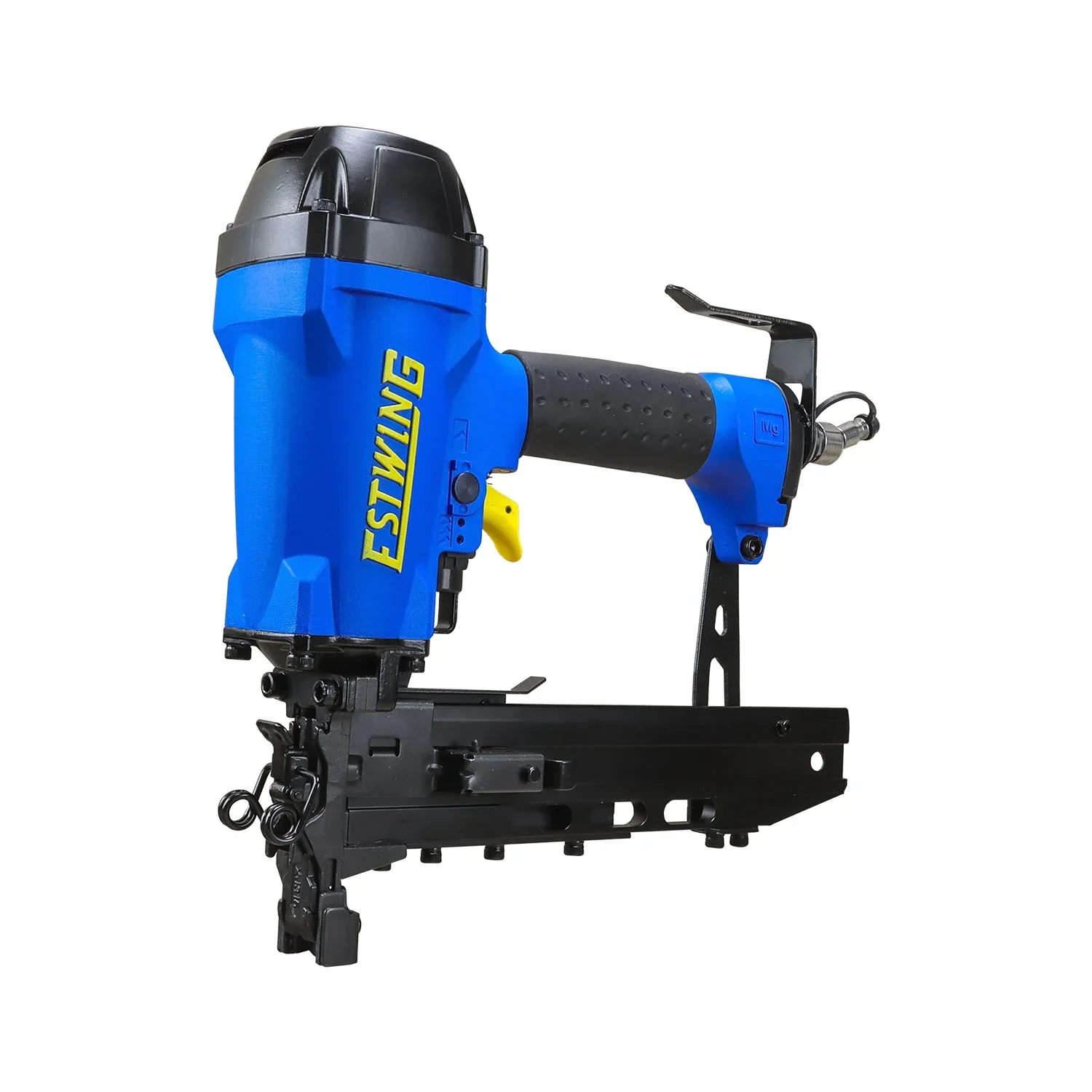 Estwing EFS105 Pneumatic 10.5-Gauge 1-9/16 Fencing Stapler with Adjustable Metal Belt Hook, 1/4 NPT Industrial Swivel Fitting, and Bag