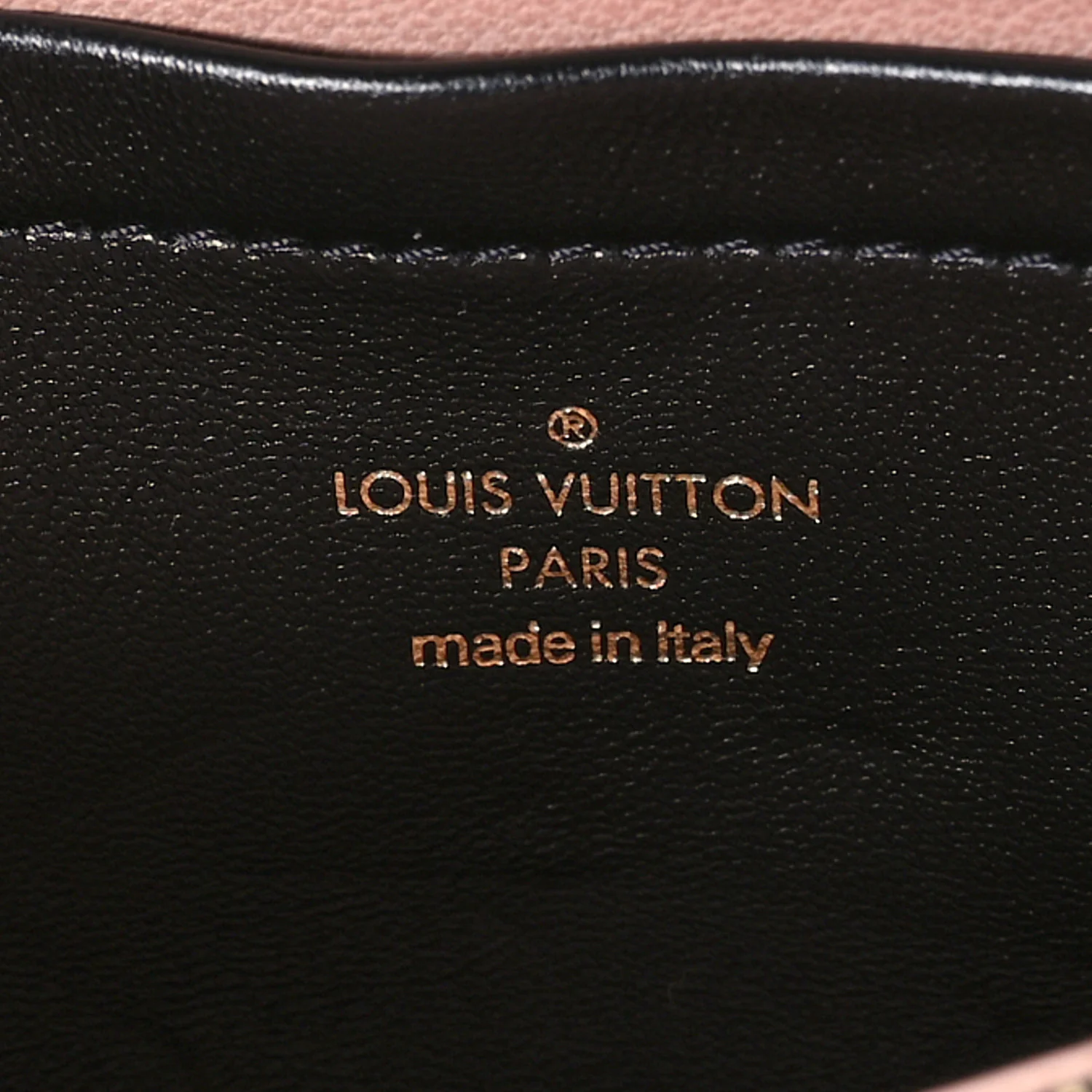Lambskin Embossed Monogram Pochette Coussin Crossbody Black