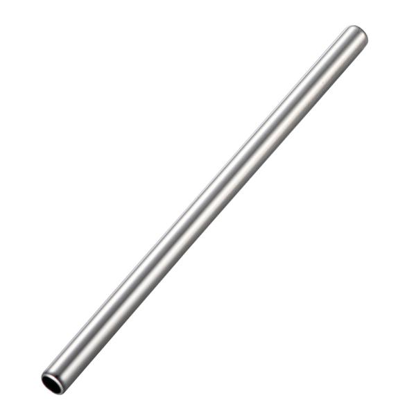 Steelpipe sugerør 15 cm blank