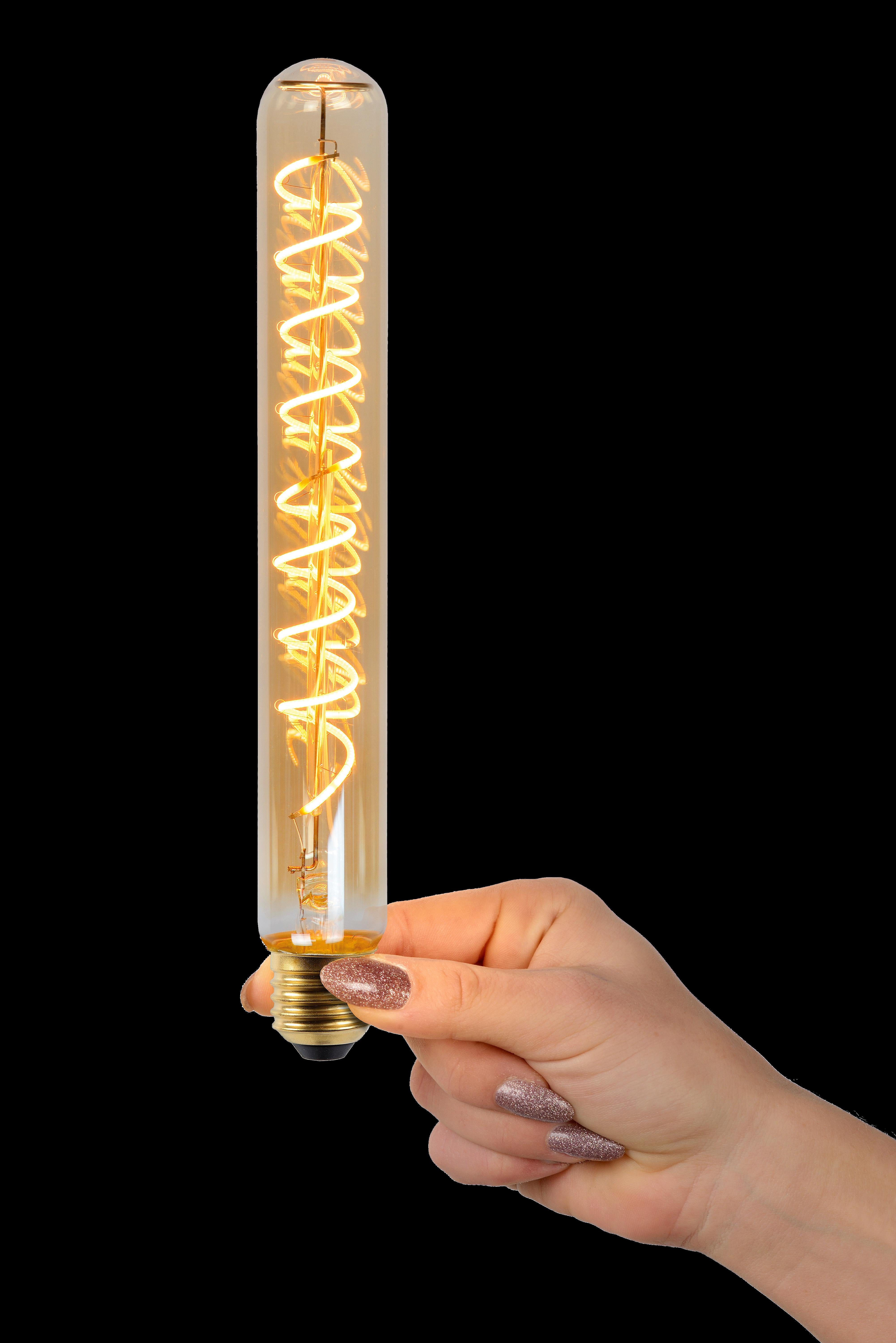 T32 LED lichtbron E27 Ø3,2 H25 5W 2200K amber dimbaar
