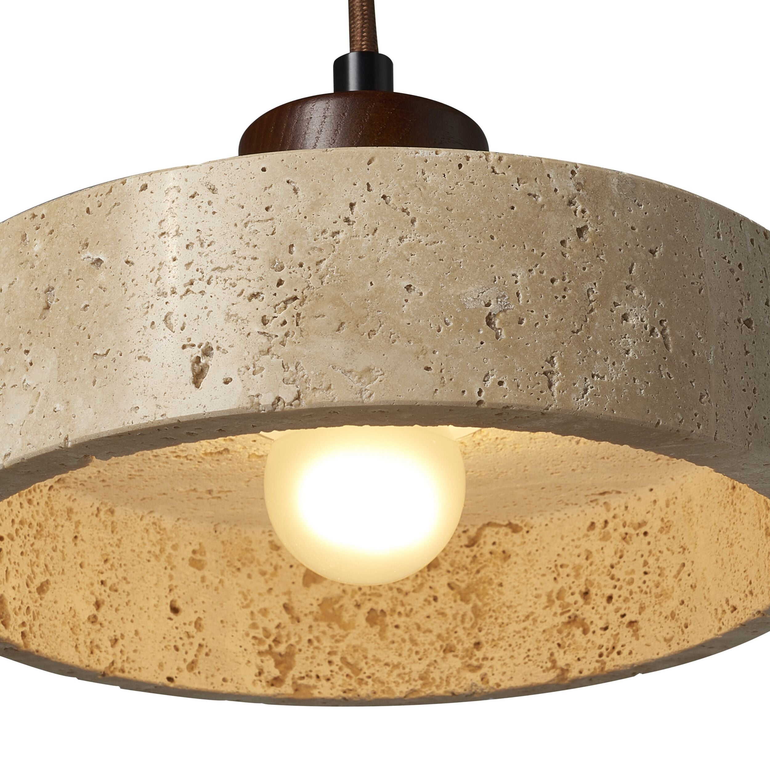 Rayla Travertine Pendant 21x17cm
