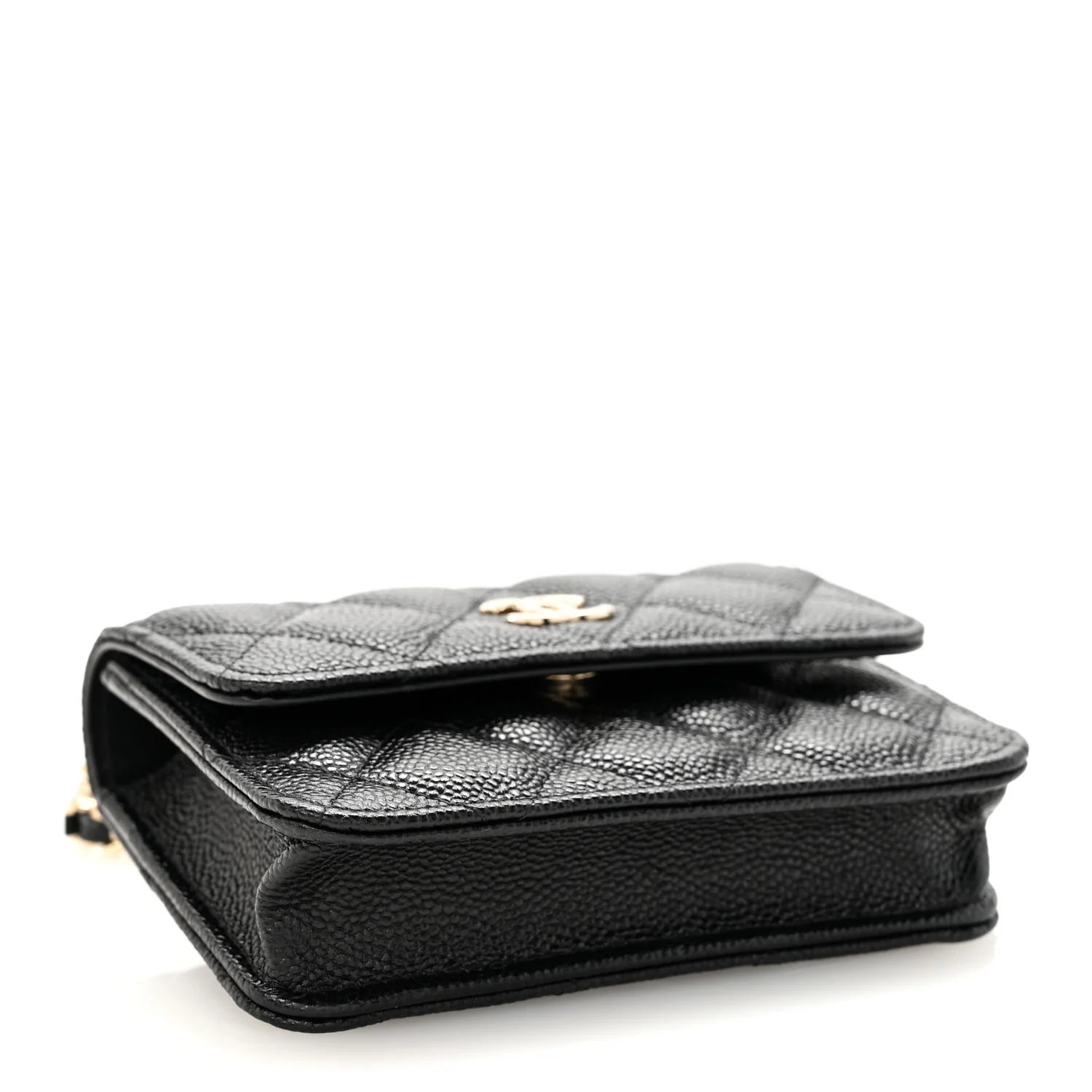 Caviar Quilted Belt Bag Black