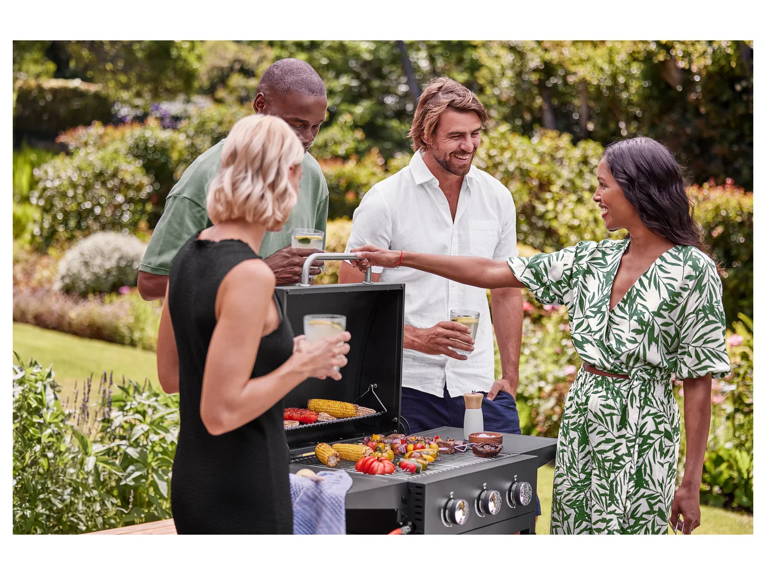 GRILLMEISTER Barbecue  gaz, 3 brleurs