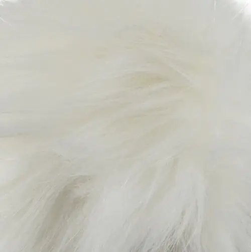Pompon White Fur