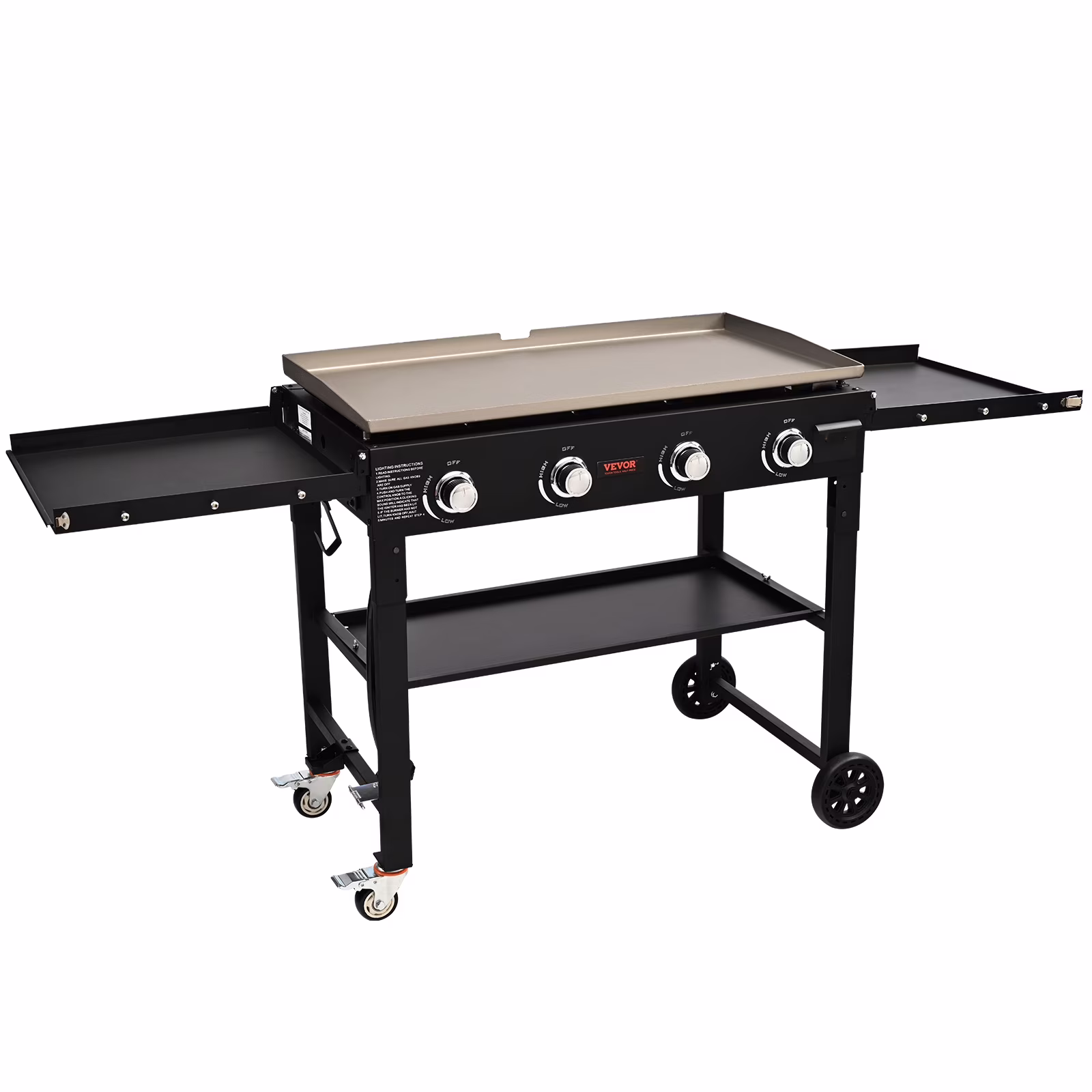 VEVOR Commercial Griddle on Cart, 36