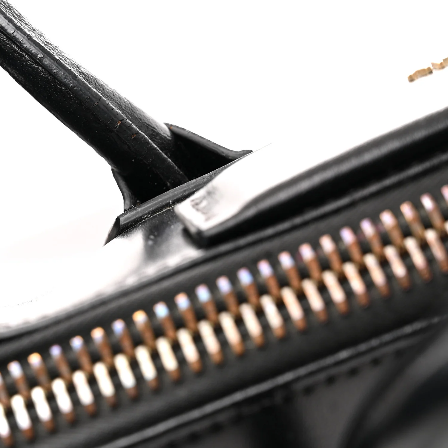 Shiny Lord Calfskin Medium Antigona Black