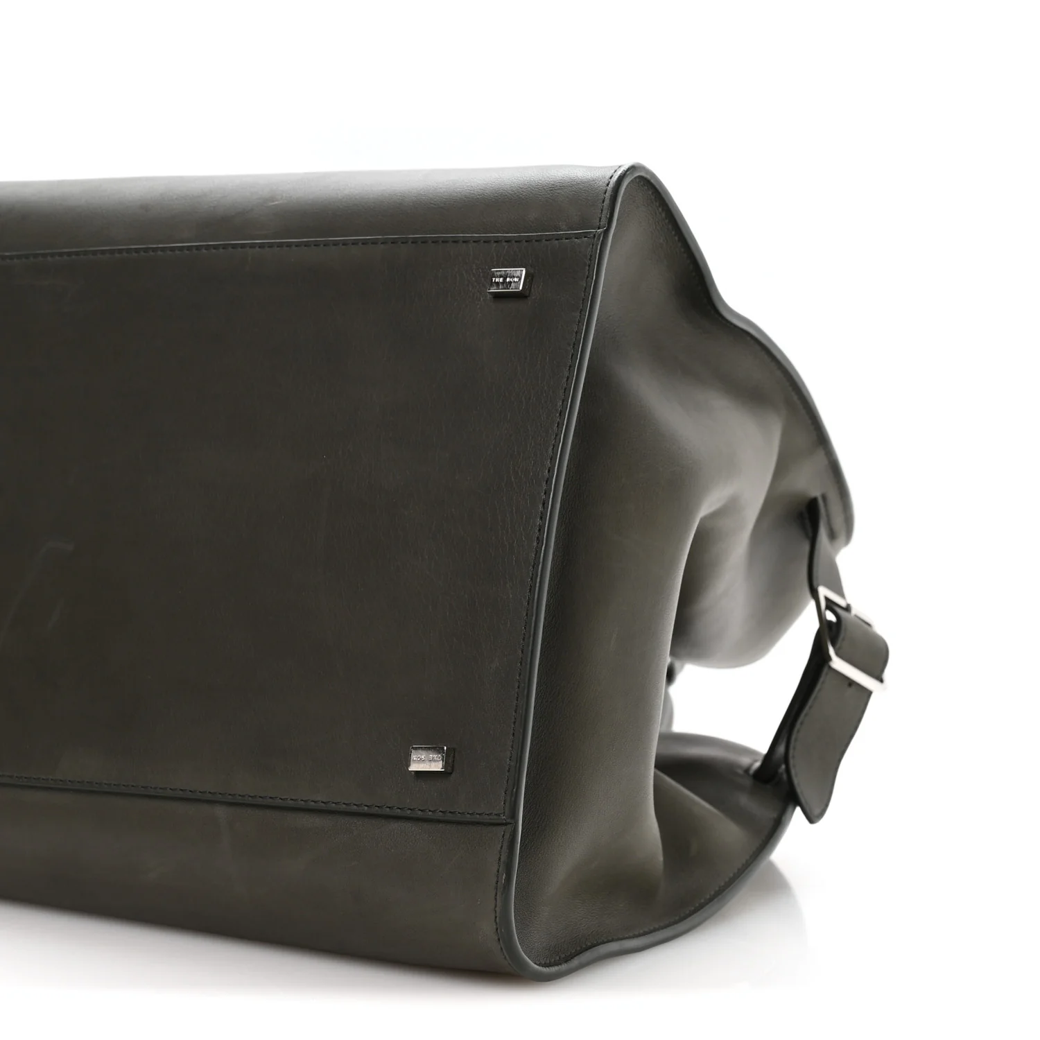 Polished Saddle Calfskin Soft Margaux 17 Koala Grey