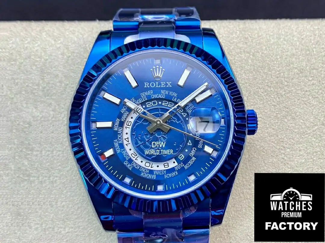 Rolex Sky Dweller 40MM WWF Factory Blue Strap