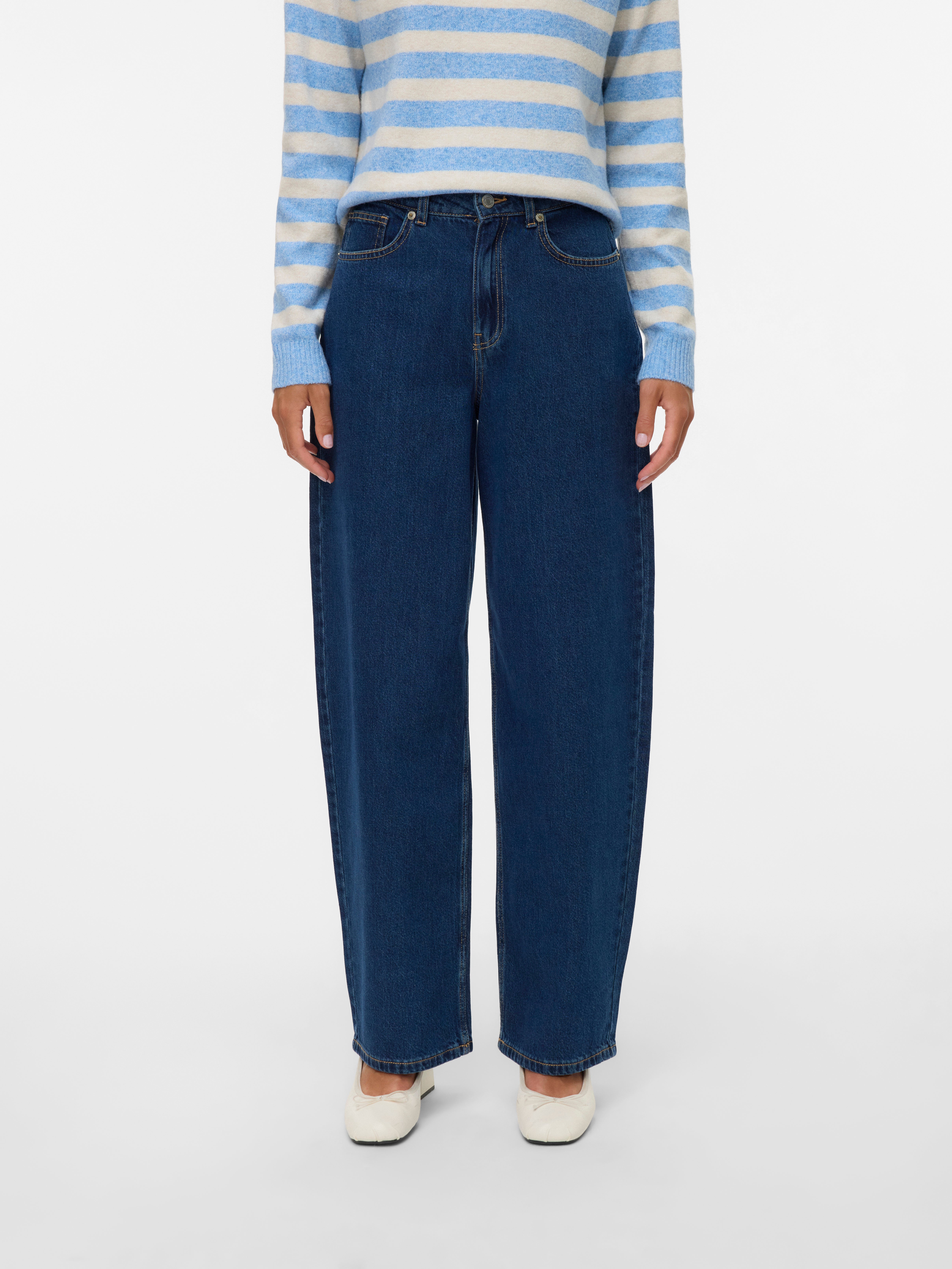 VERO MODA® VMESTELLE High rise Barrel Fit Jeans