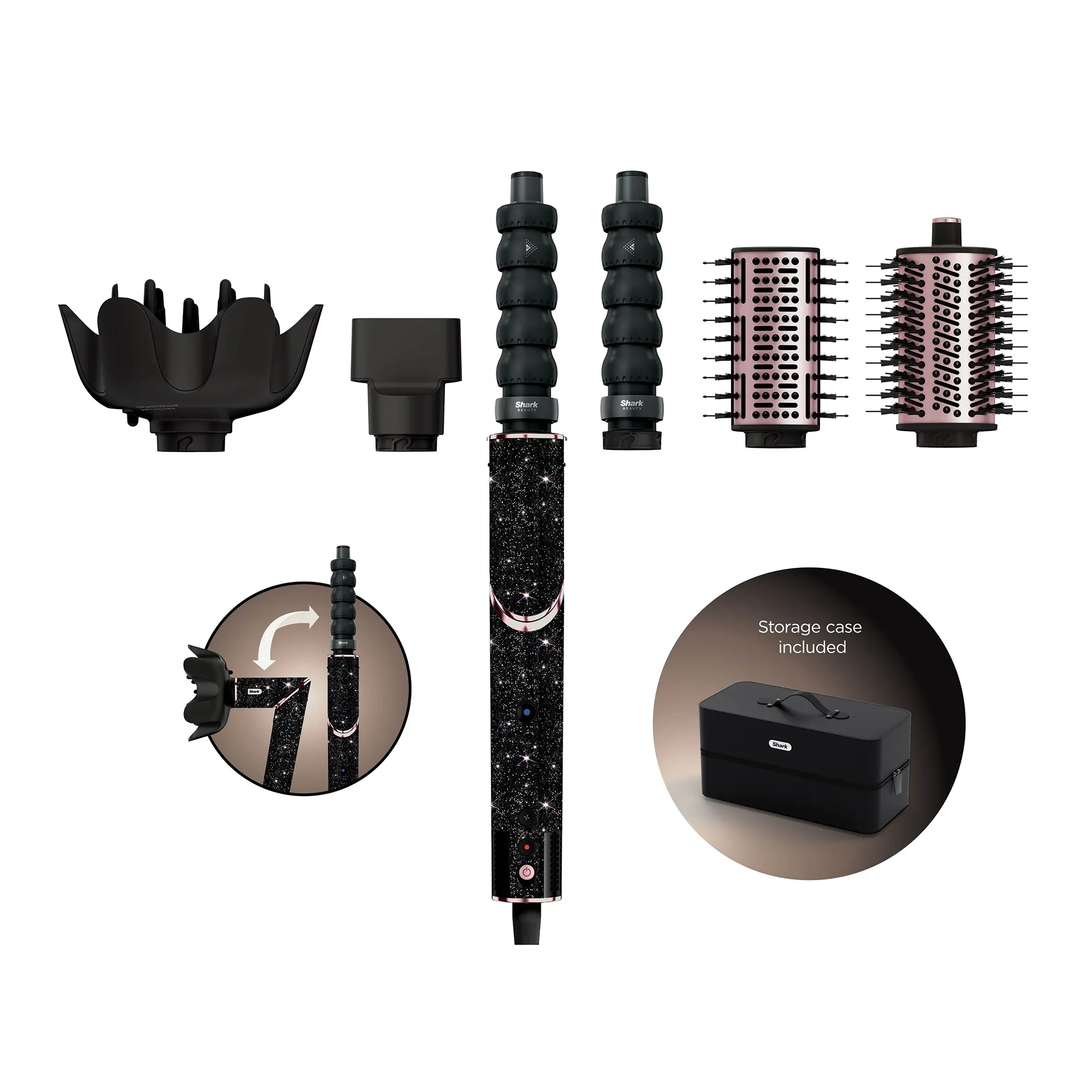 Shark FlexStyle Air Styling & Drying System Black Sparkle Limited Edition